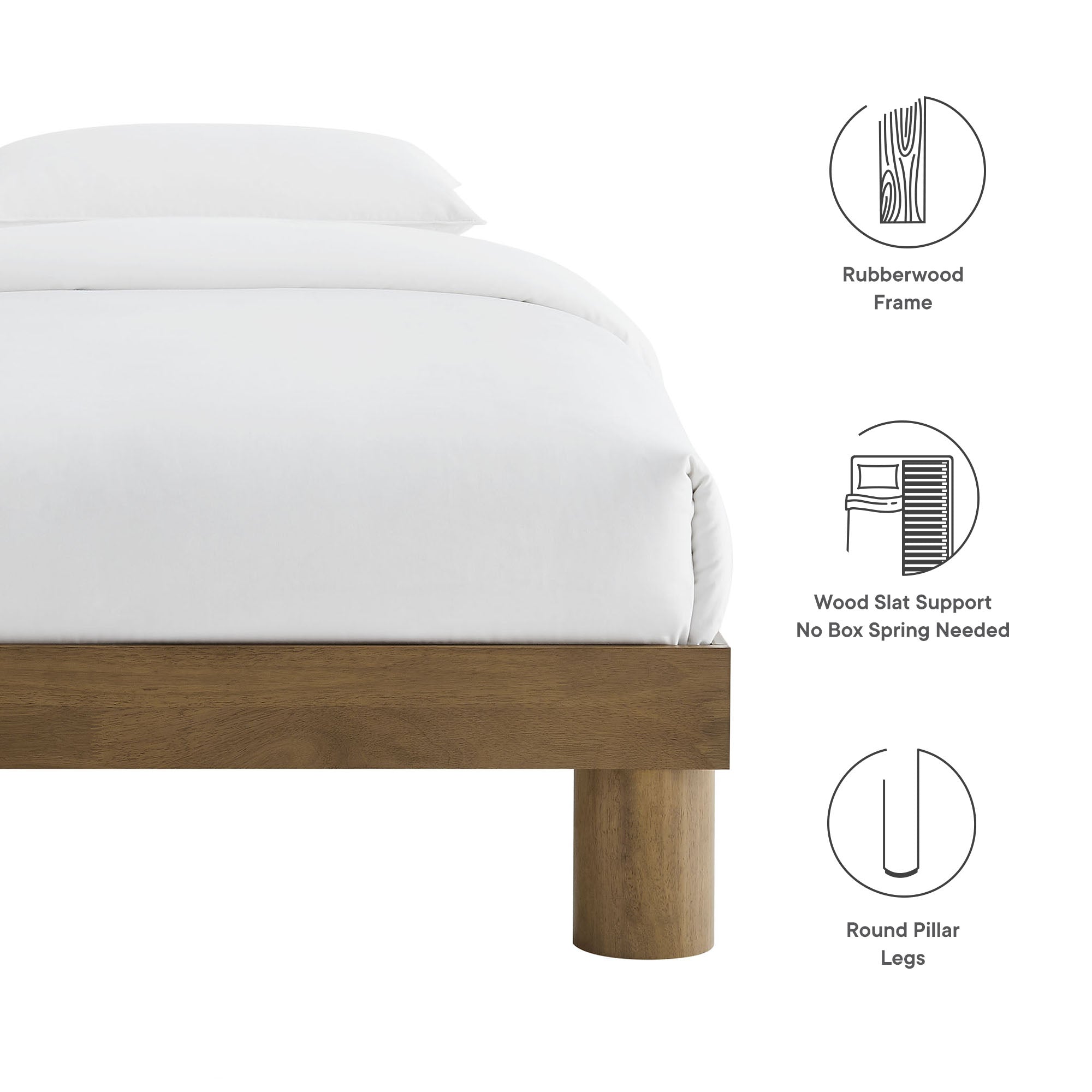 Runa Wood Twin Platform Bed by Modway - Best Buy Furniture