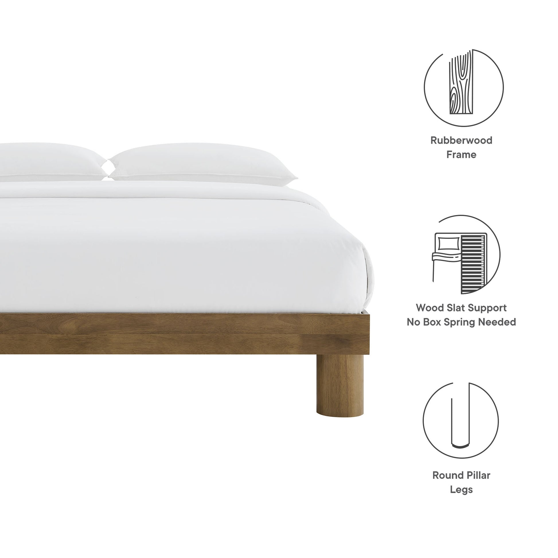 Runa Wood Full Platform Bed by Modway - Best Buy Furniture