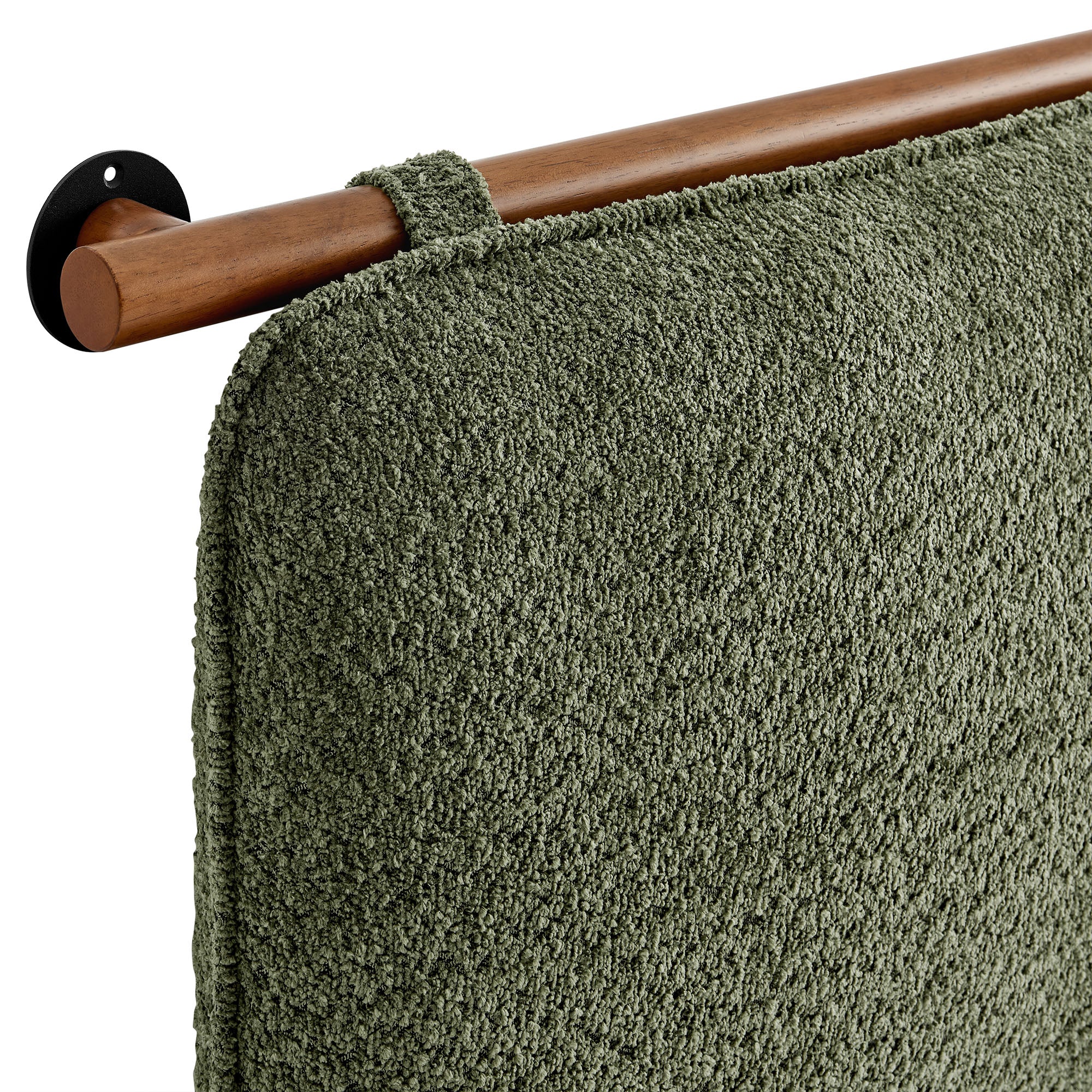 Anela Wall-Mounted Chenille Upholstered Queen Headboard by Modway - Best Buy Furniture