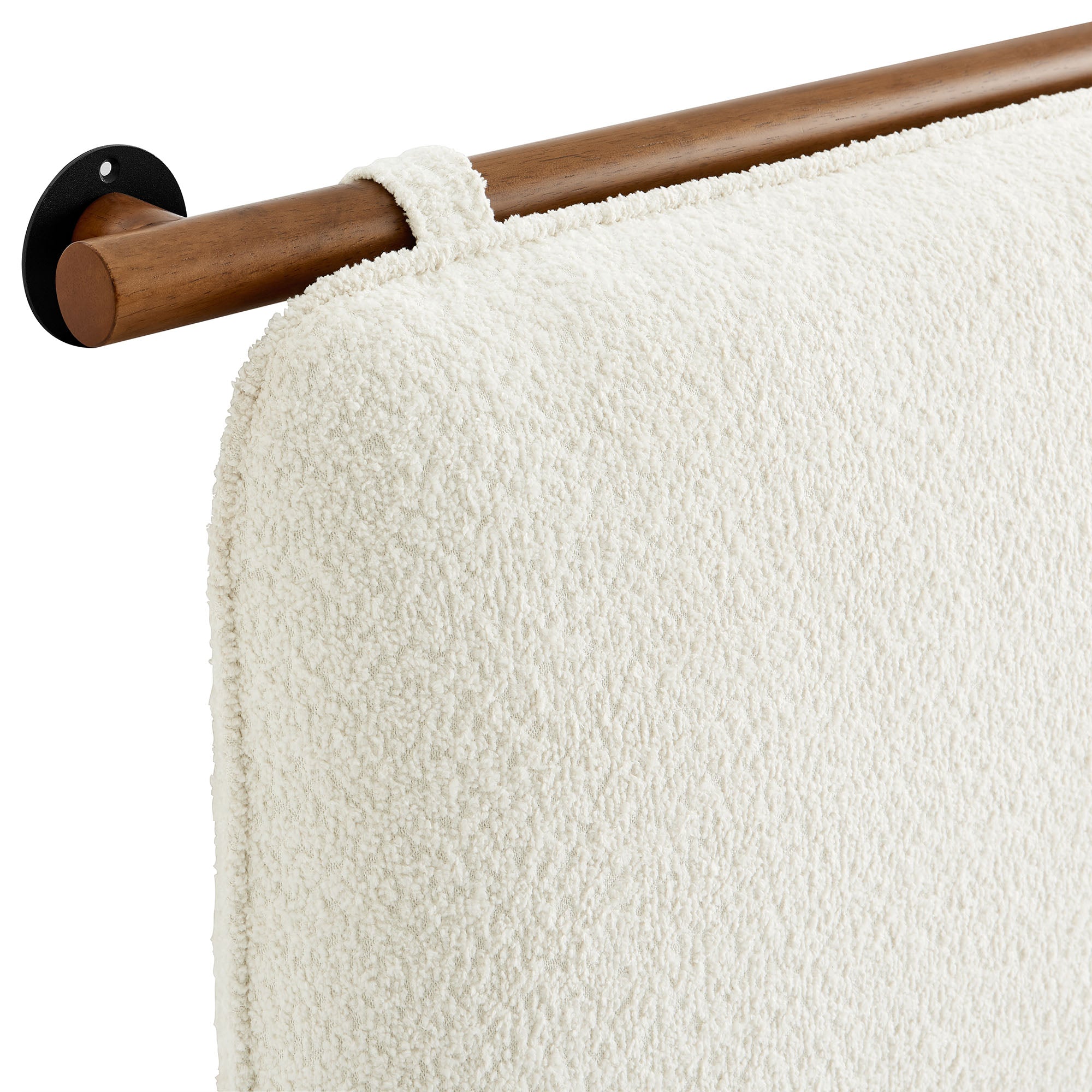 Anela Wall-Mounted Chenille Upholstered King Size Headboard by Modway - Best Buy Furniture