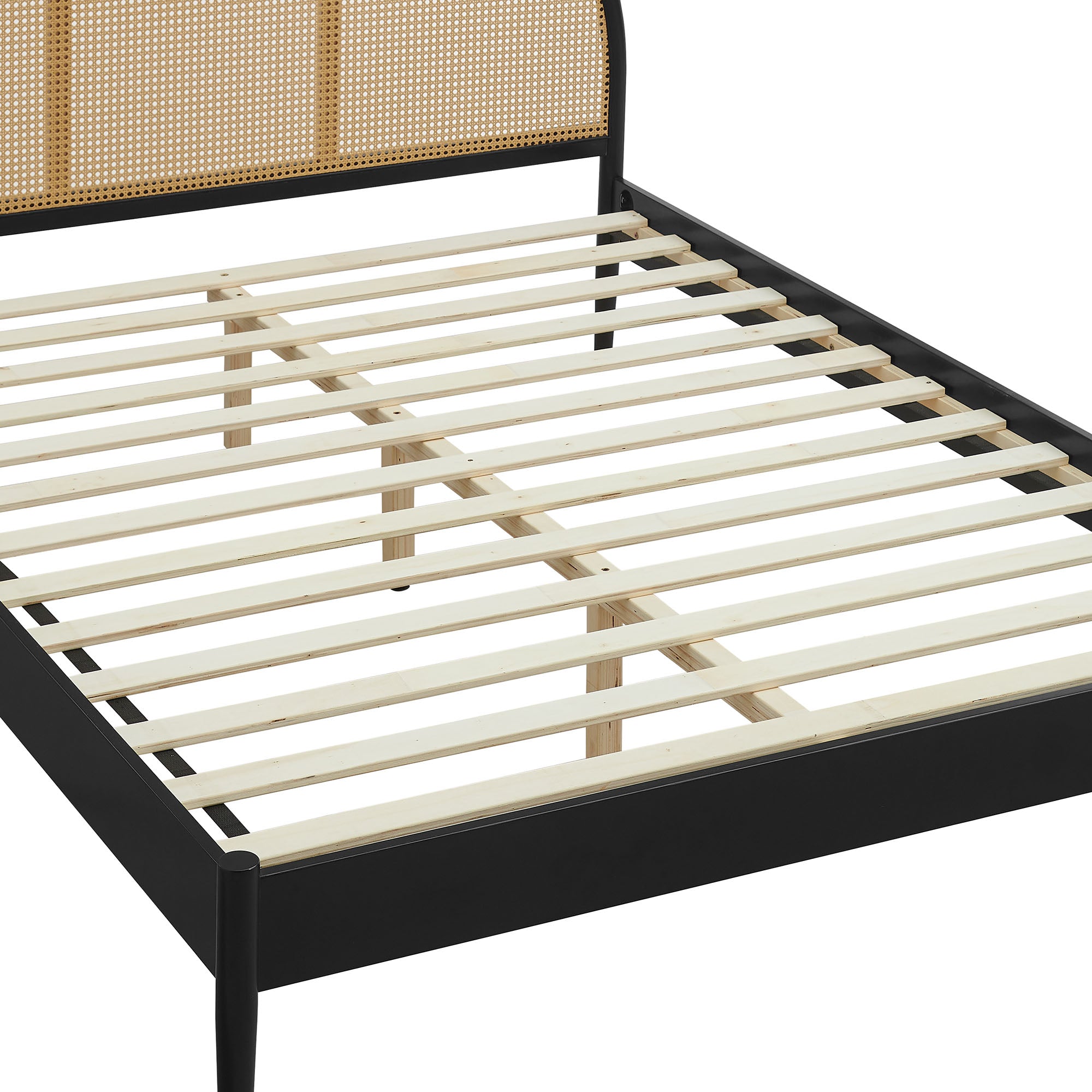 Odette Queen Arched Rattan Cane Platform Bed by Modway - Best Buy Furniture