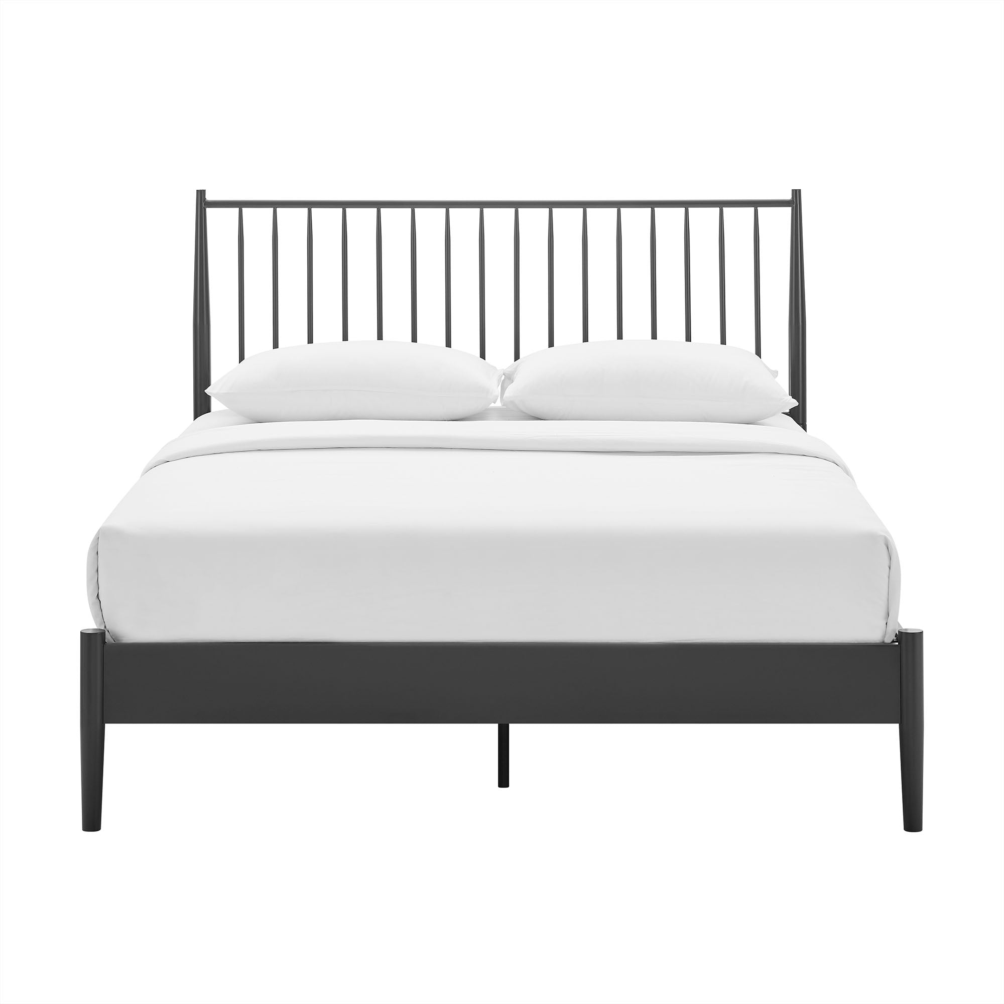 Adair Spindle Metal Queen Platform Bed by Modway - Best Buy Furniture