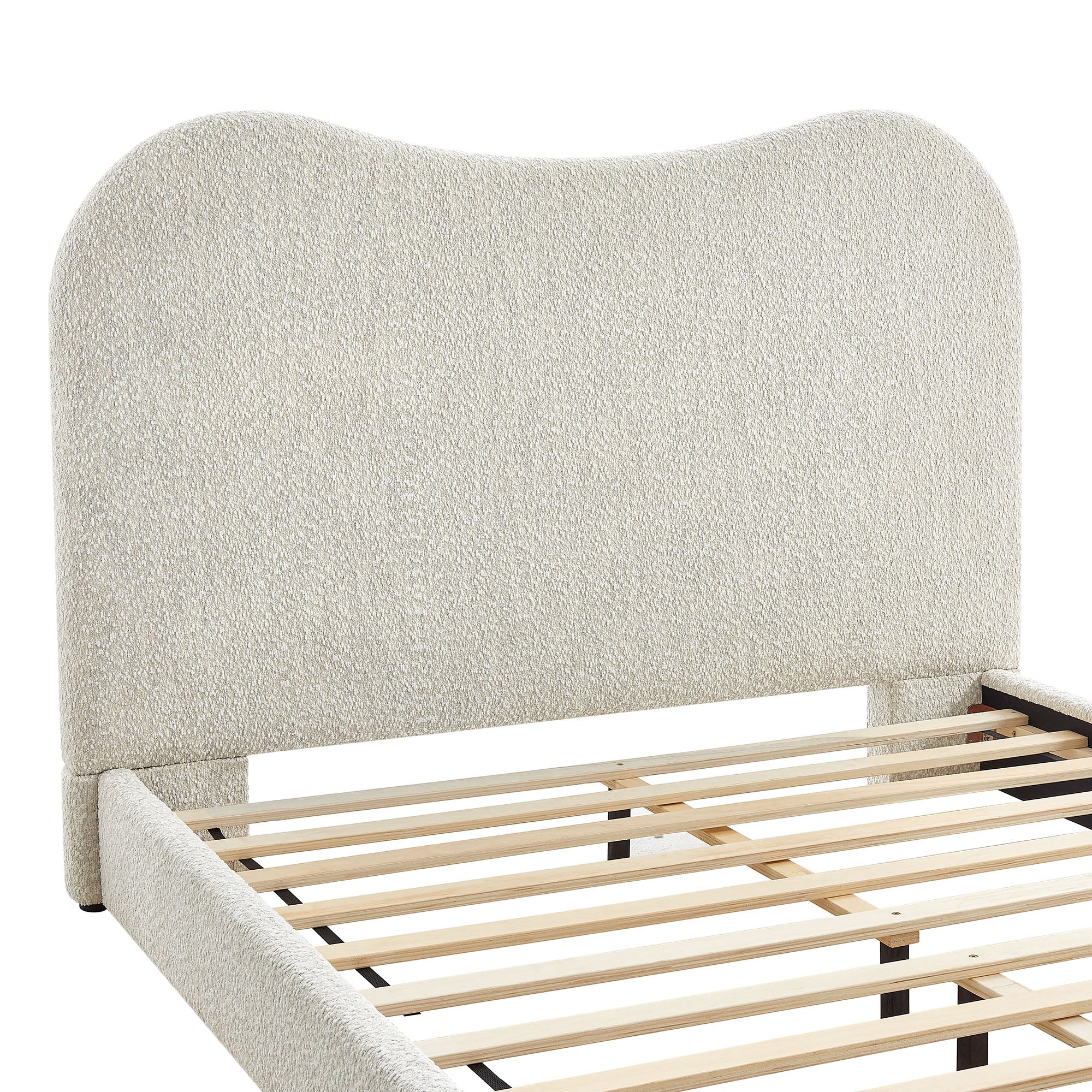 Seluna Boucle Queen Platform Bed by Modway - Best Buy Furniture