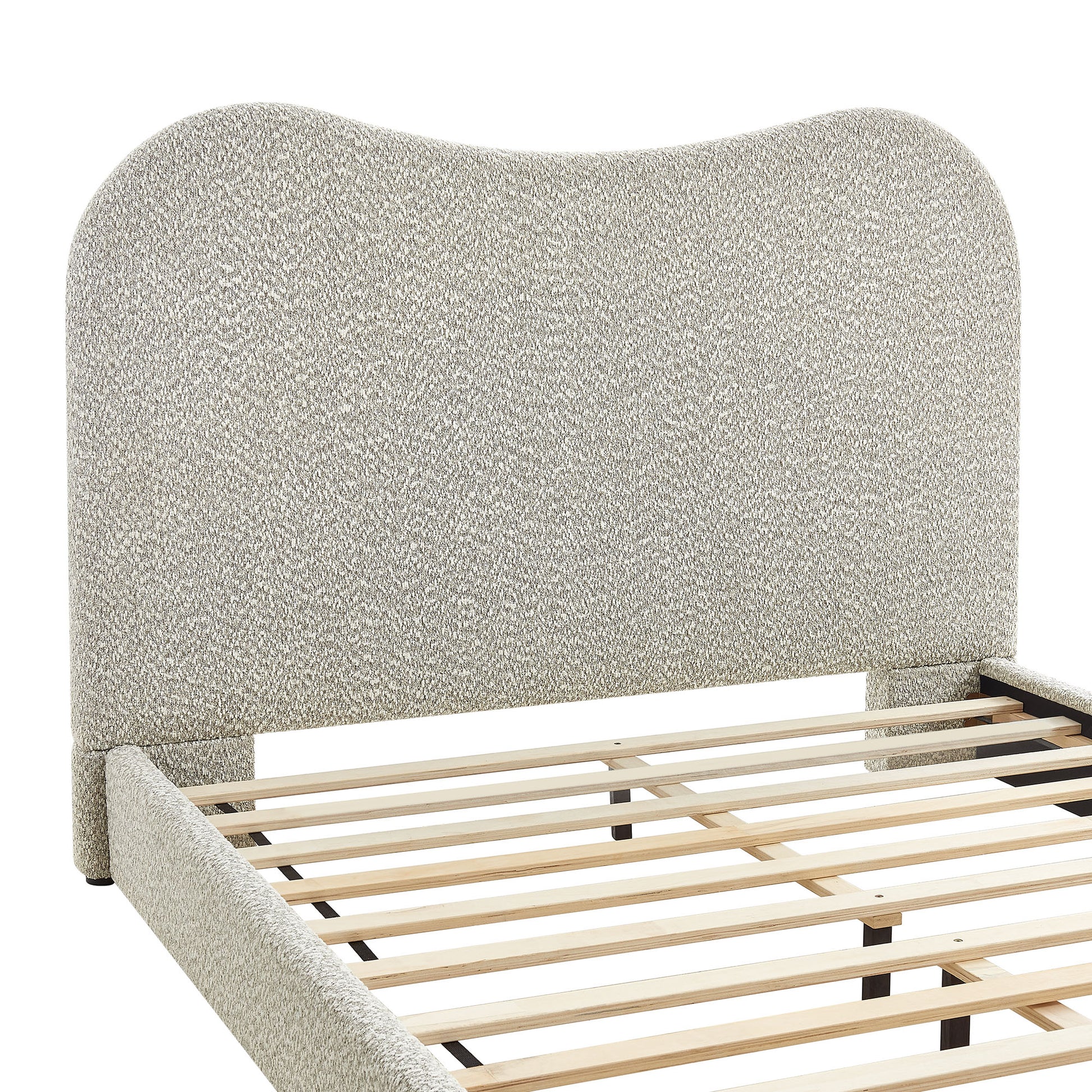 Seluna Boucle Queen Platform Bed by Modway - Best Buy Furniture