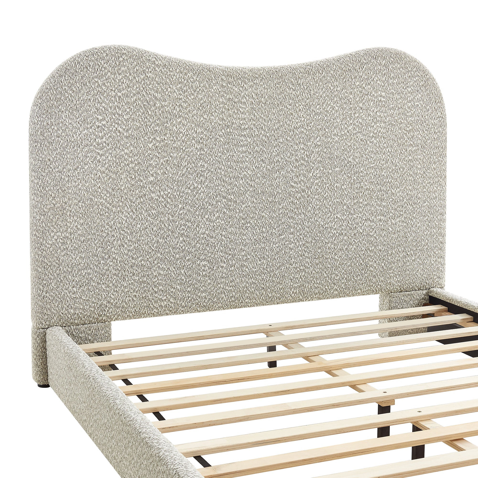 Seluna Boucle Queen Platform Bed by Modway - Best Buy Furniture