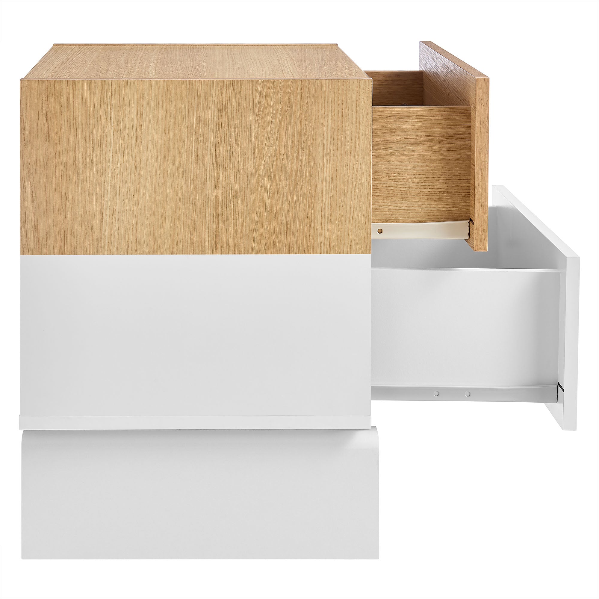 Nolia 2-Drawer Color Block Nightstand by Modway - Best Buy Furniture