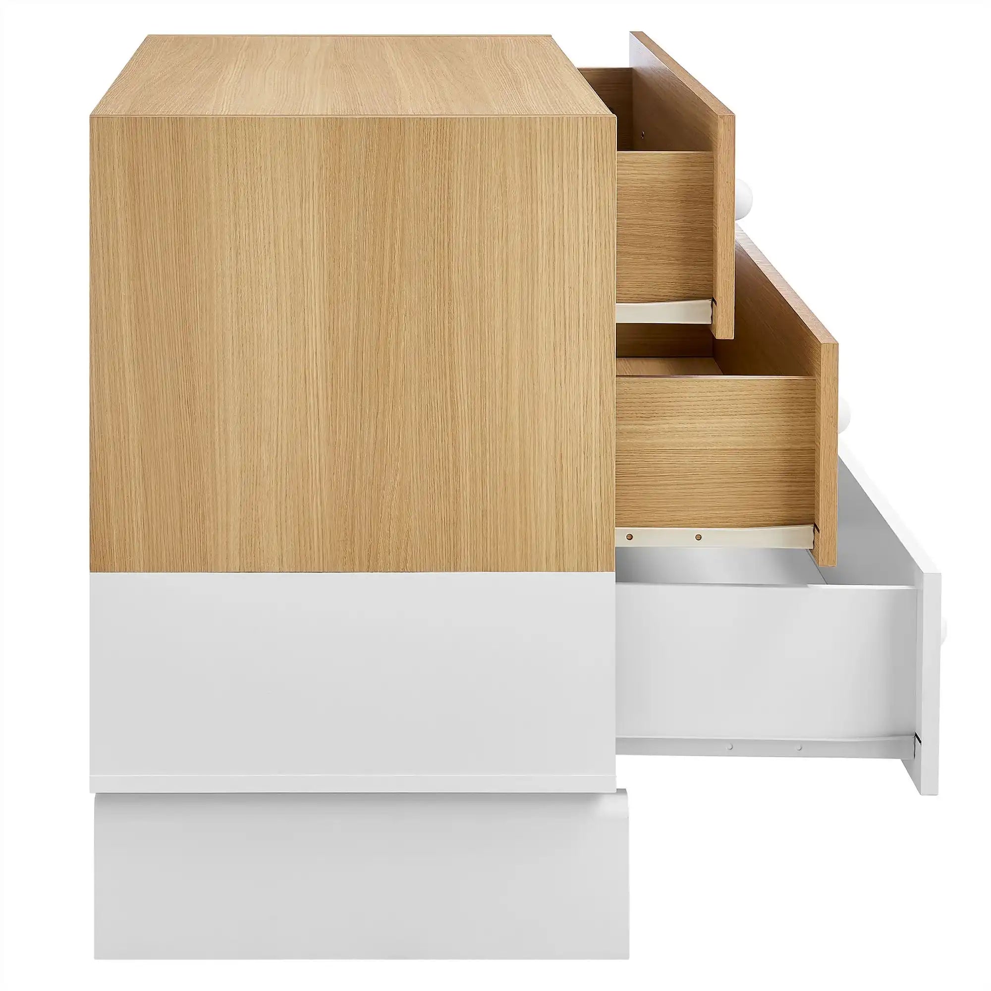 Nolia 3-Drawer Color Block Dresser - Best Buy Furniture