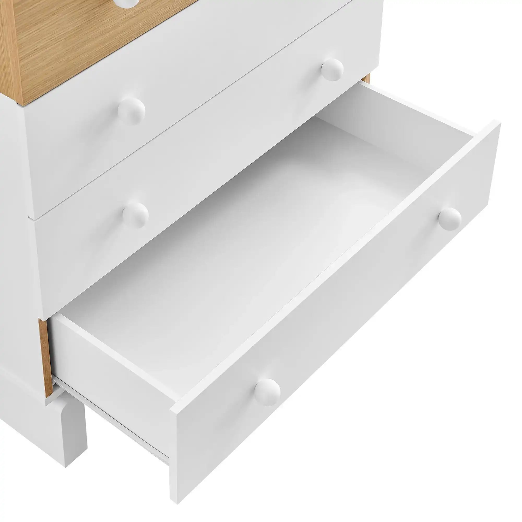 Nolia 6-Drawer Color Block Dresser Chest - Best Buy Furniture