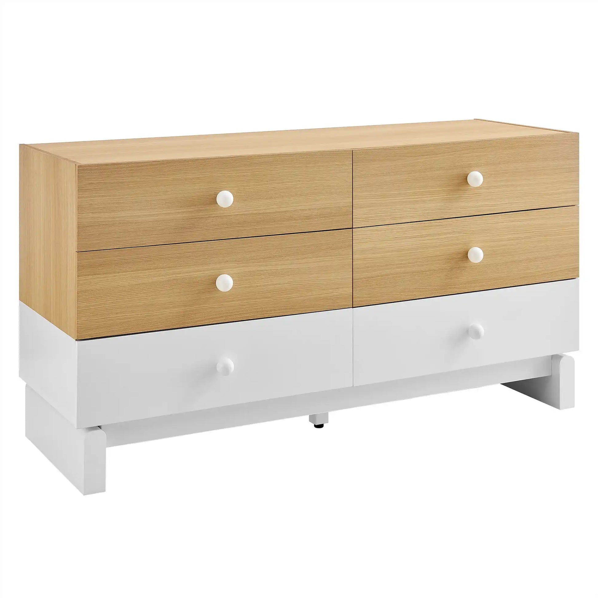 Nolia 6-Drawer Color Block Dresser - Best Buy Furniture