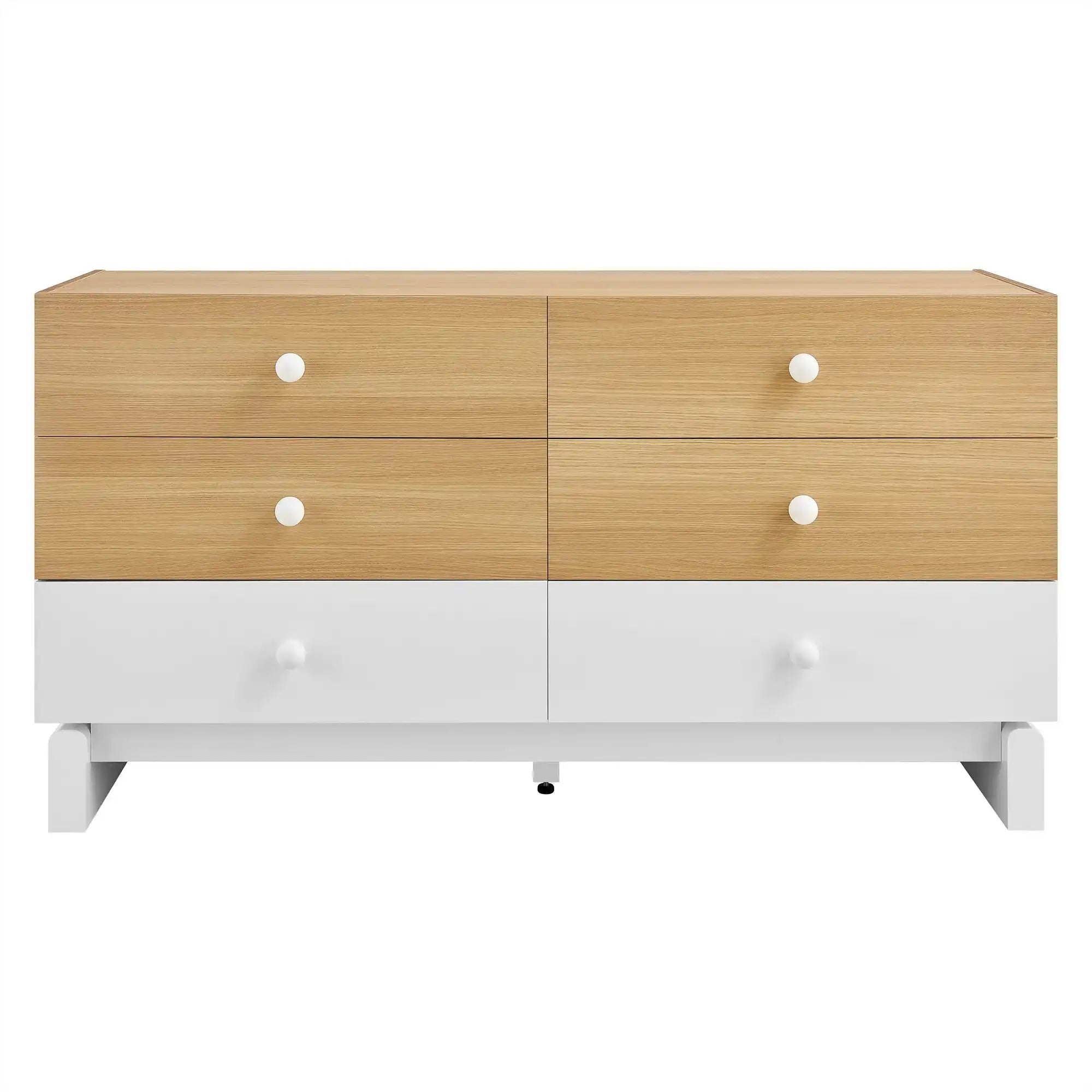 Nolia 6-Drawer Color Block Dresser - Best Buy Furniture