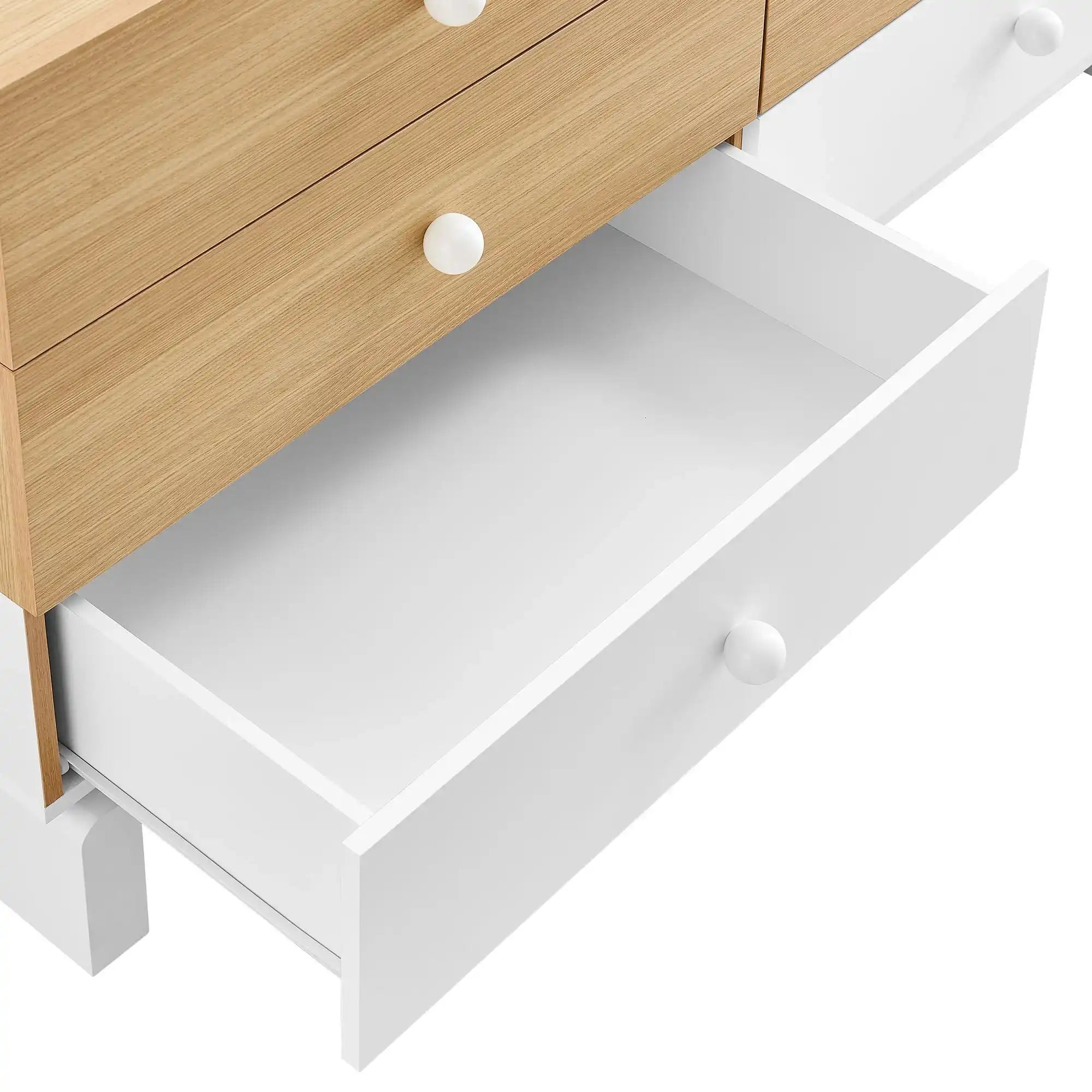 Nolia 6-Drawer Color Block Dresser - Best Buy Furniture