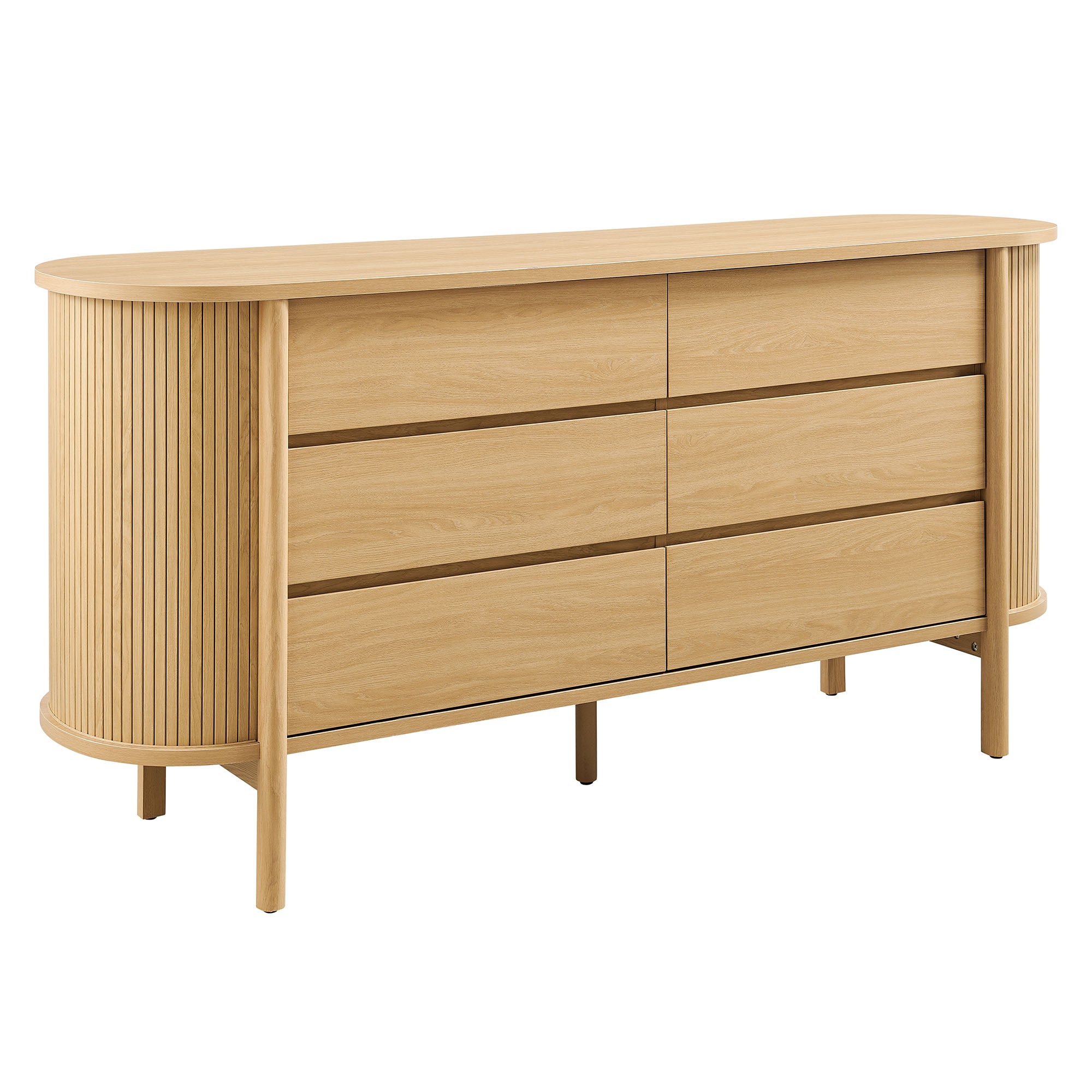 Cadence 6-Drawer Curved Dresser by Modway - Best Buy Furniture