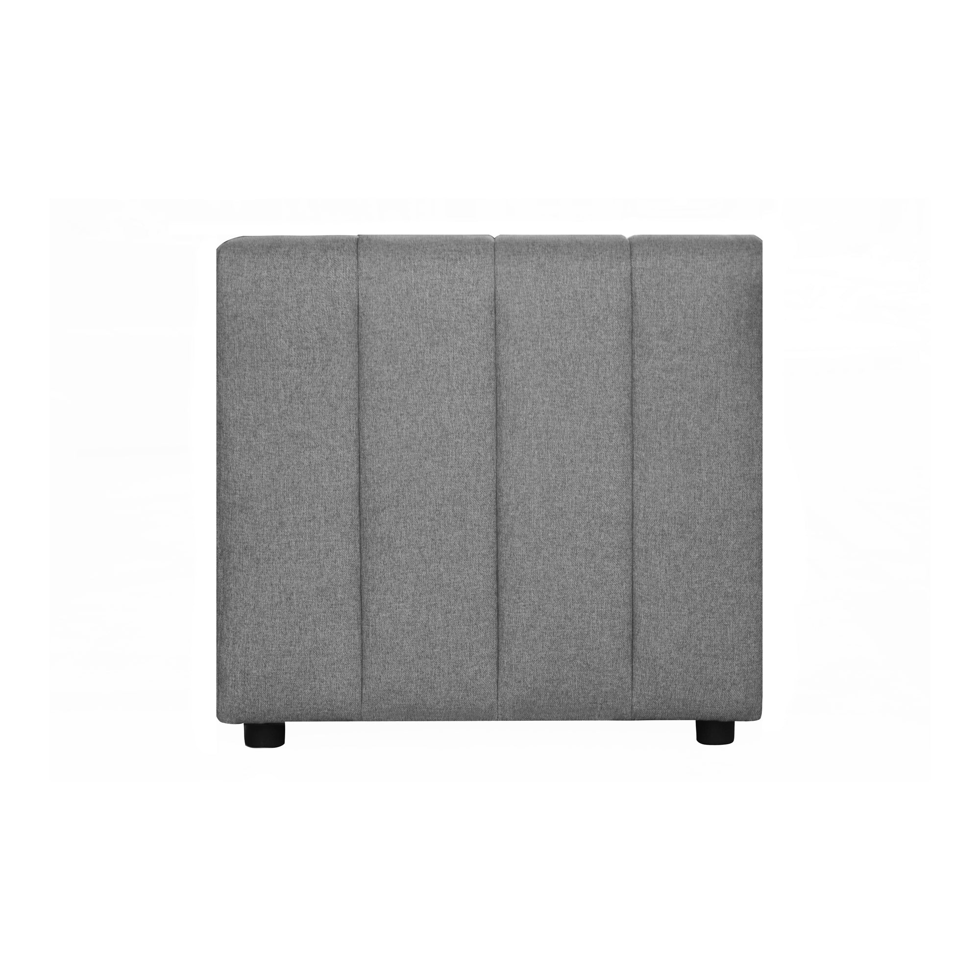 Lyric Slipper Chair Grey - Moes Home