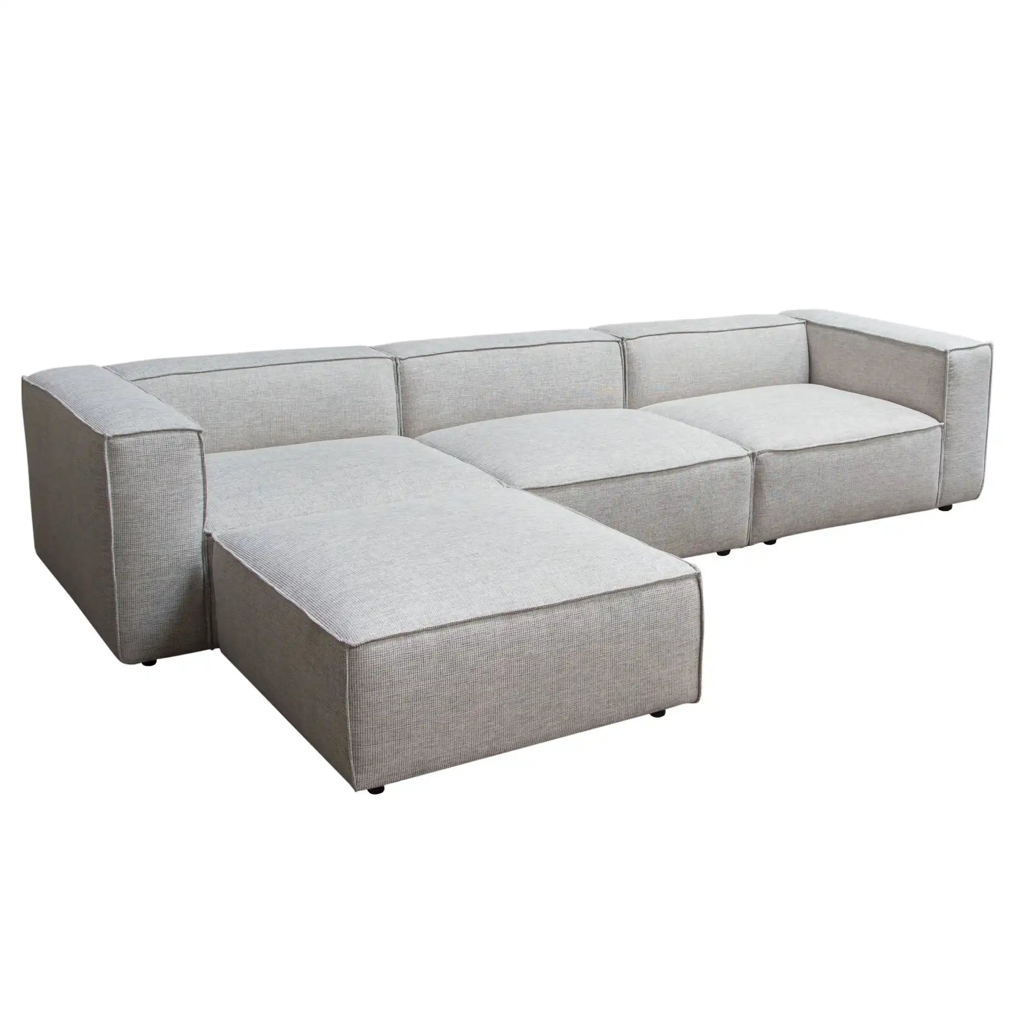 Vice Reversible 4 Piece Sectional – Barley Fabric - Best Buy Furniture