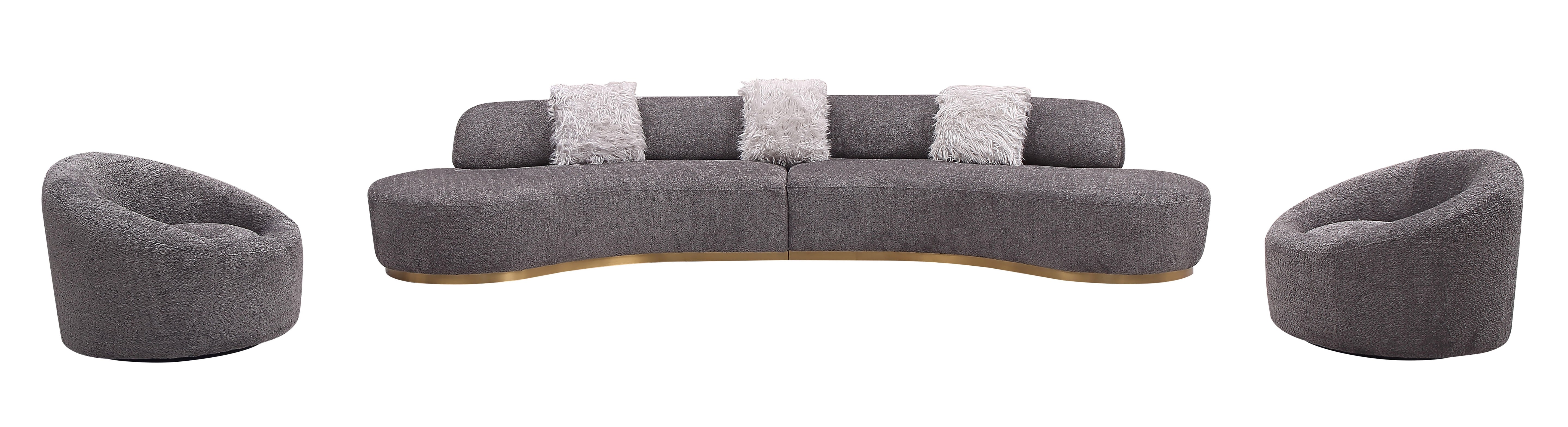 Moon Sectional Sofa & Chair Set J&M