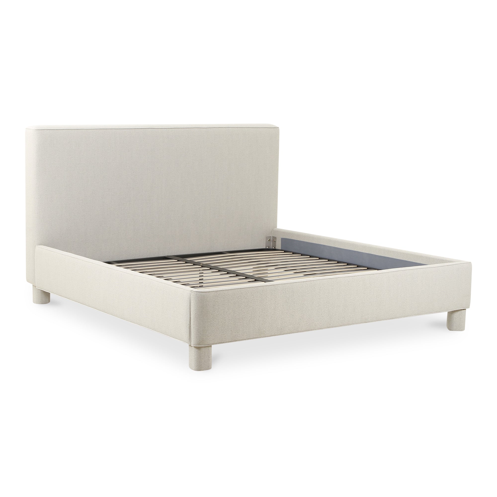 Ichigo Queen Bed Light Grey - Moes Home