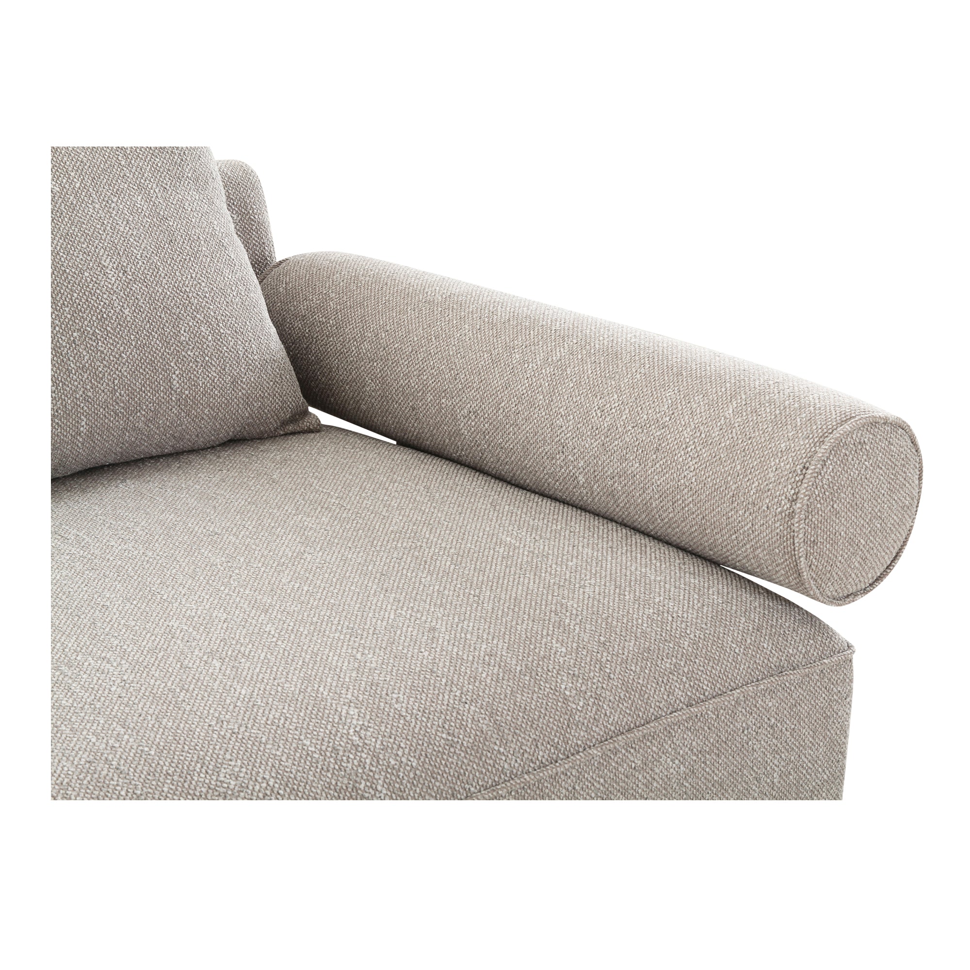 Rosello Right Arm Facing Chair Light Grey - Moes Home