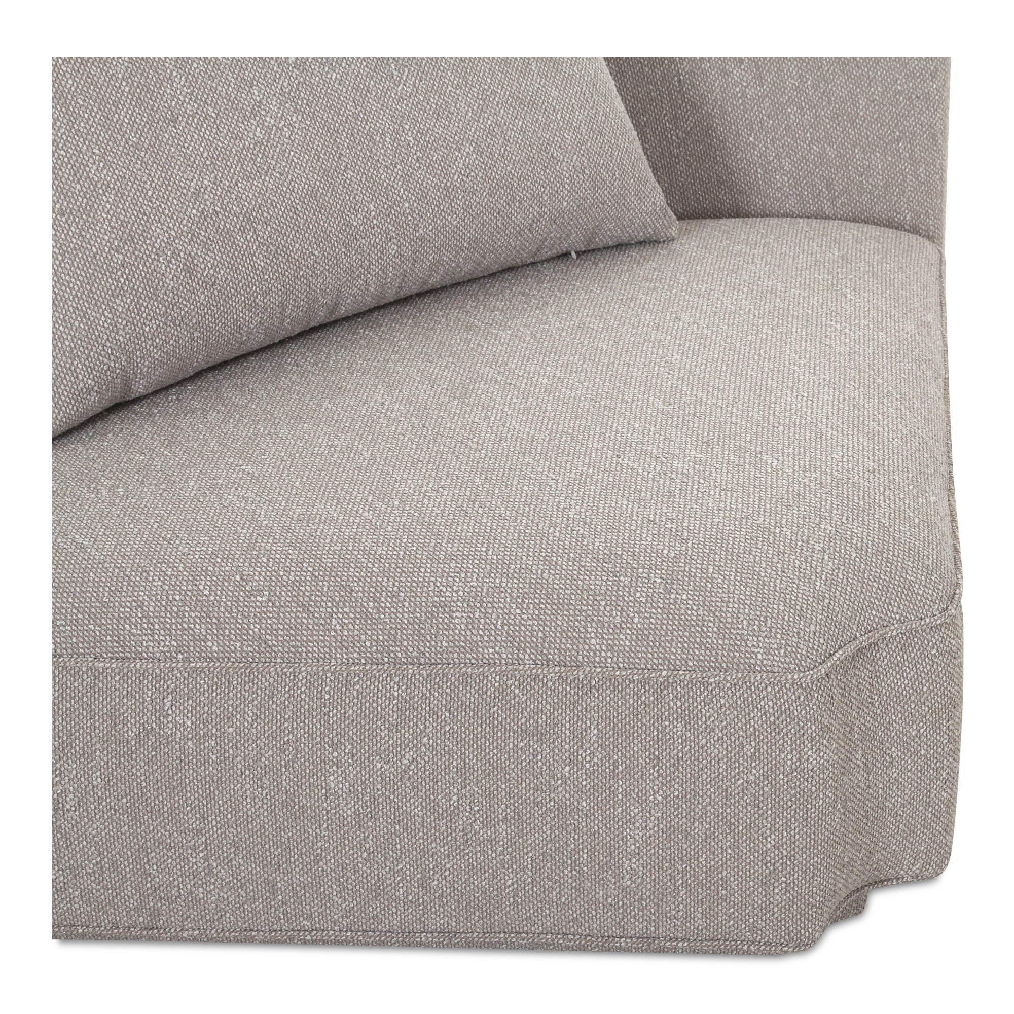 Rosello Corner Chair Light Grey - Moes Home