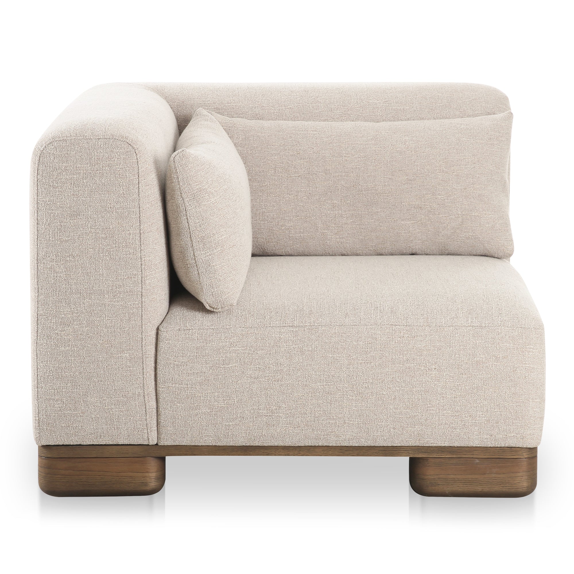 June Corner Chair Oatmeal - Moes Home