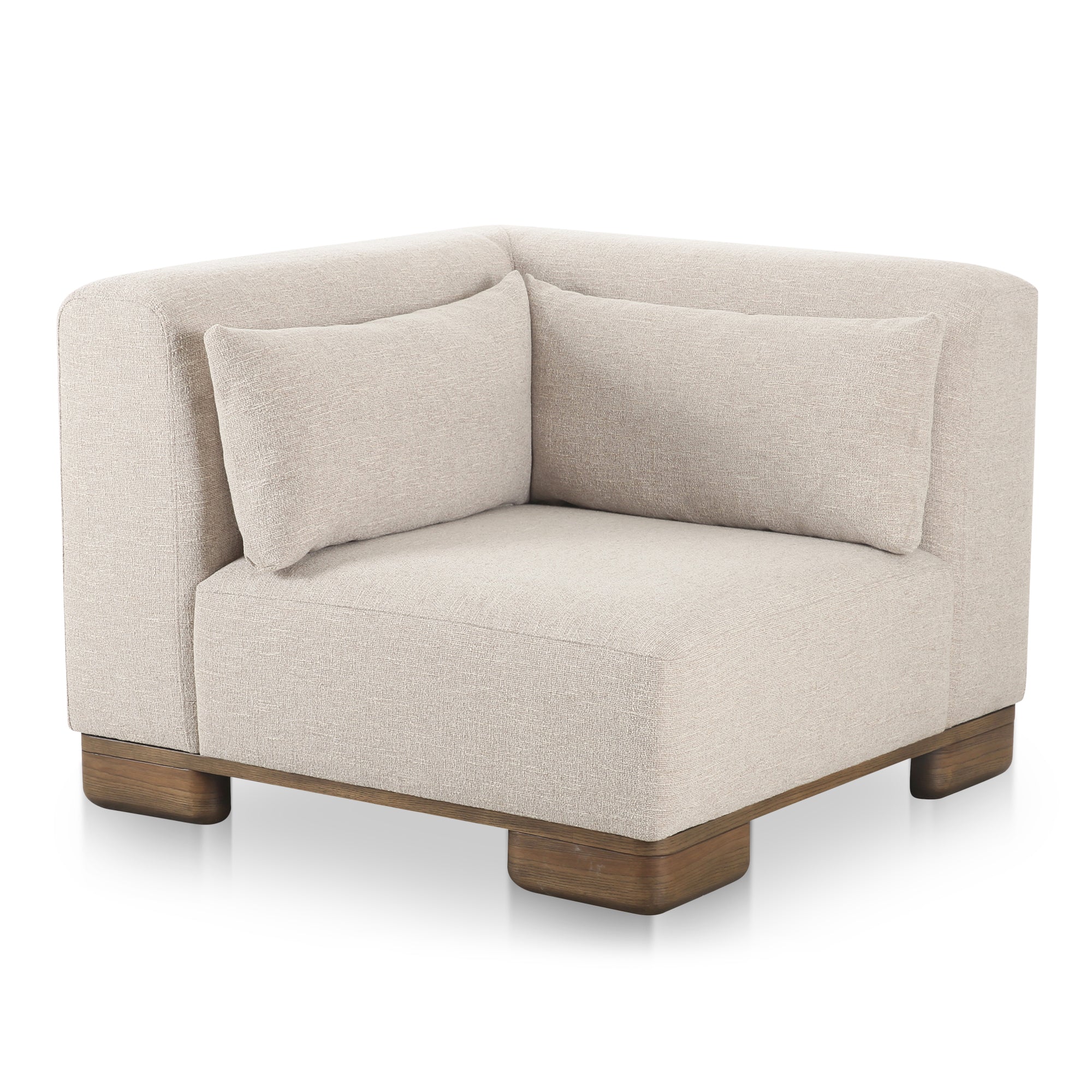 June Corner Chair Oatmeal - Moes Home