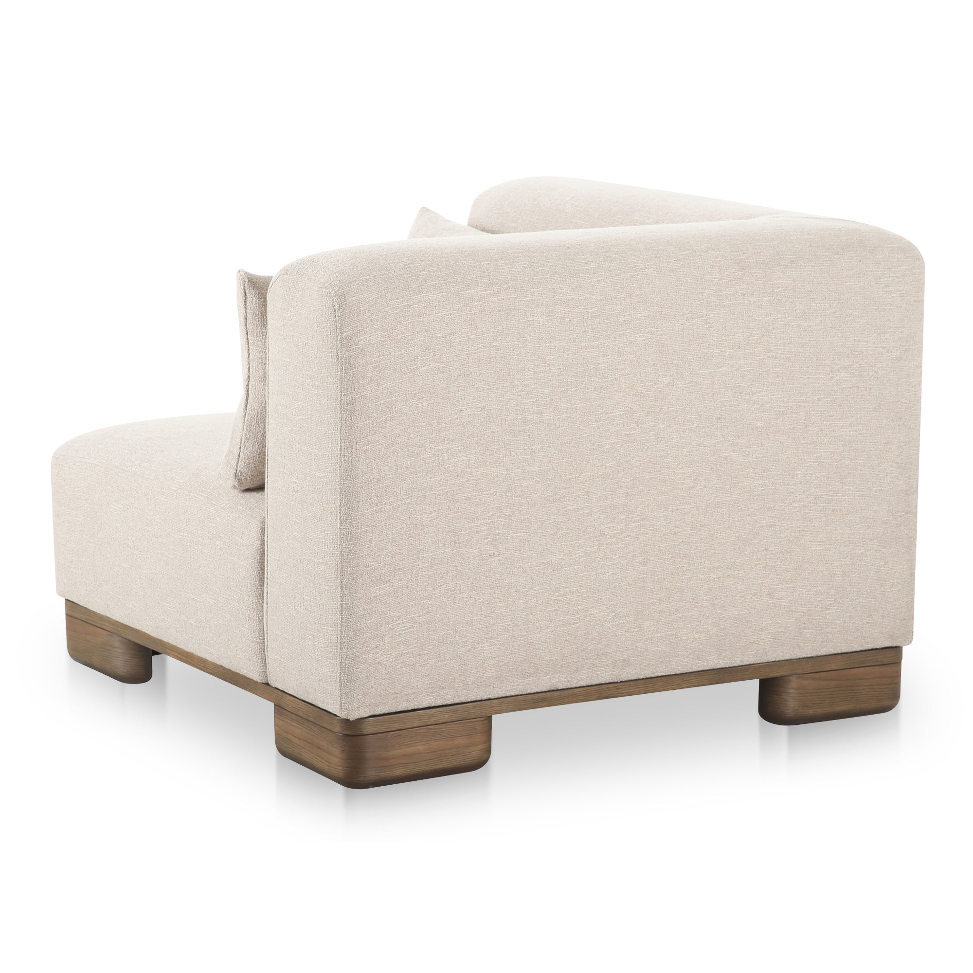 June Corner Chair Oatmeal - Moes Home