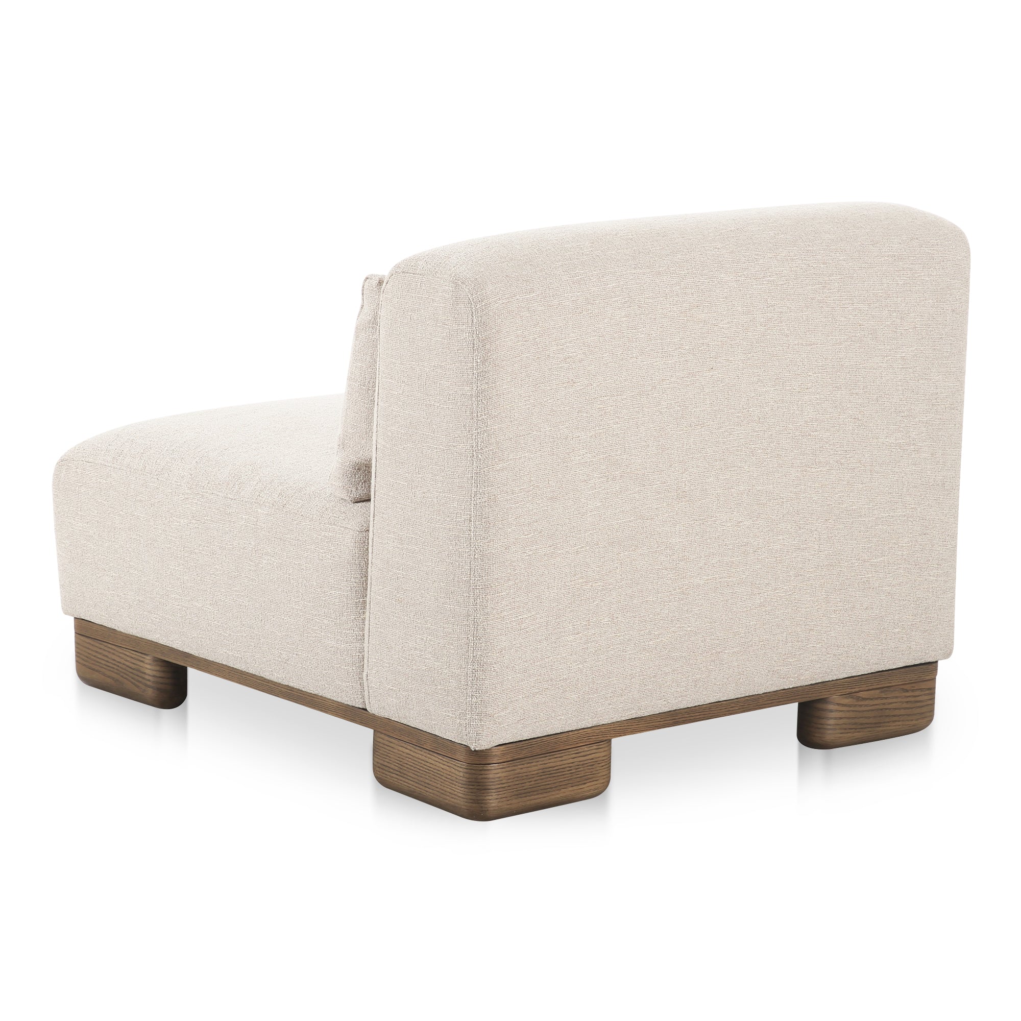 June Slipper Chair Oatmeal - Moes Home