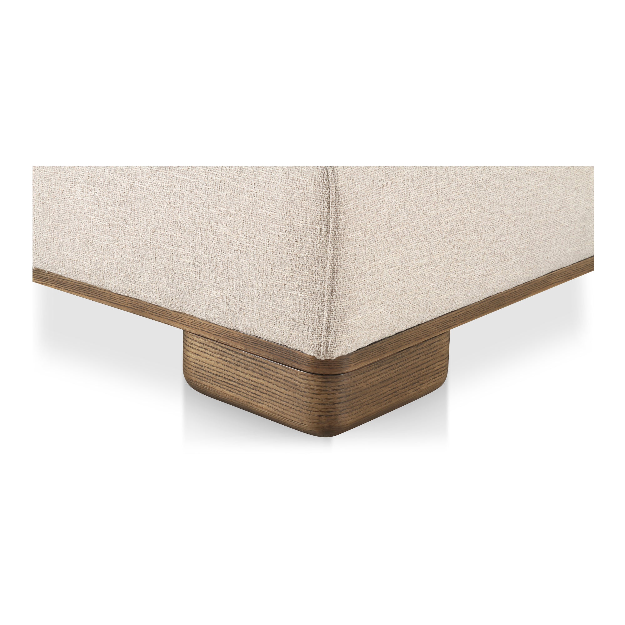 June Ottoman Oatmeal - Moes Home