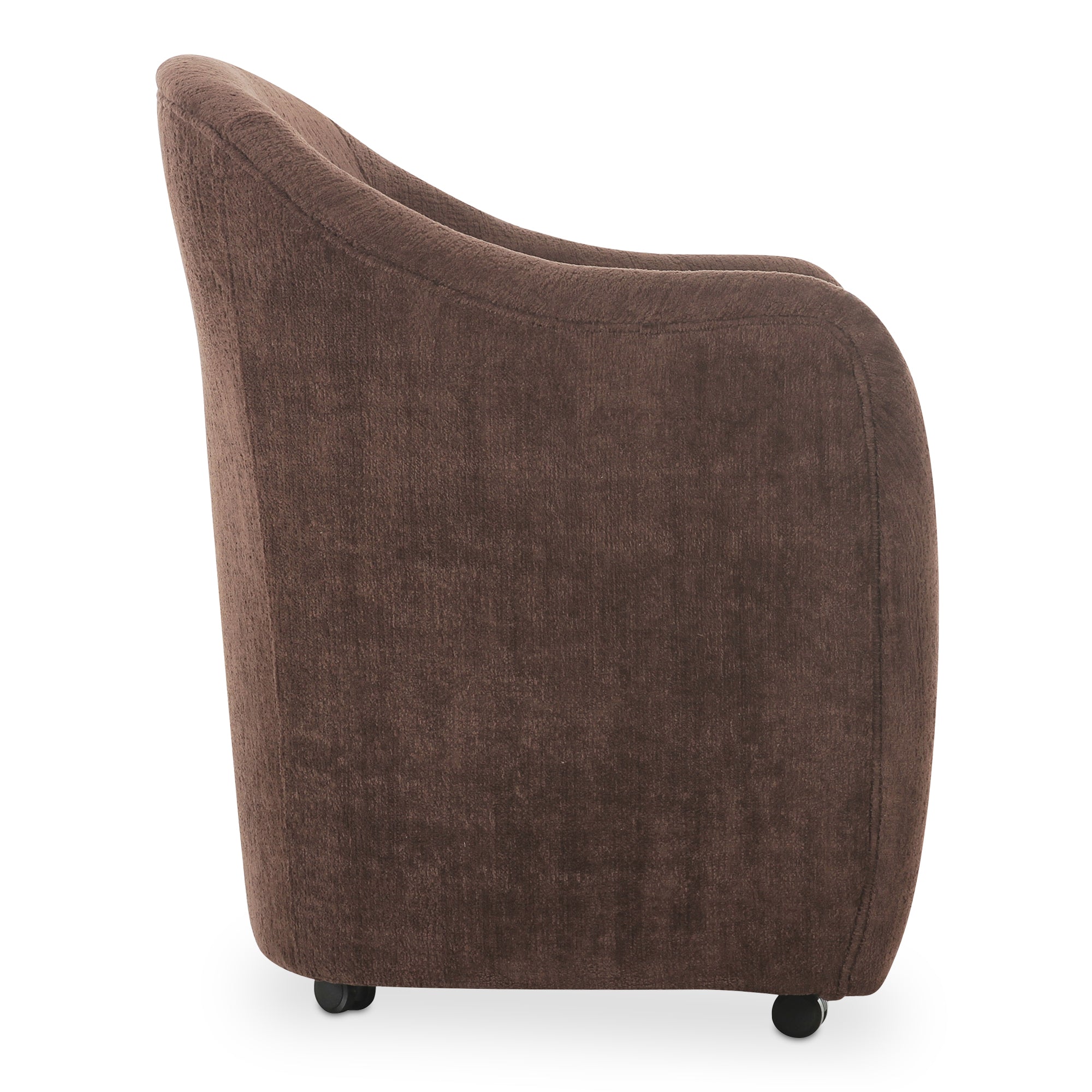 Drava Rolling Dining Chair Beige