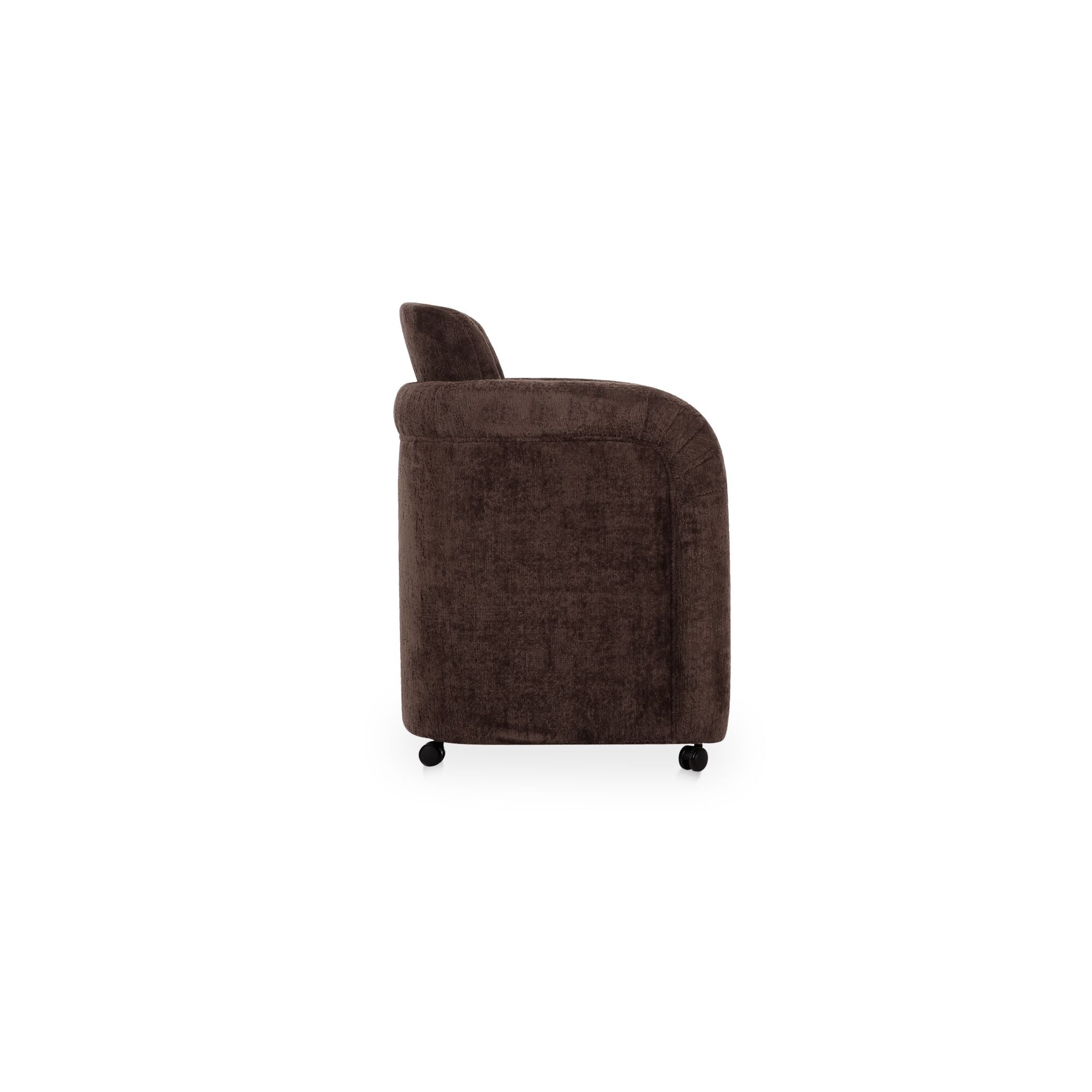 Mesto Rolling Dining Chair Taupe