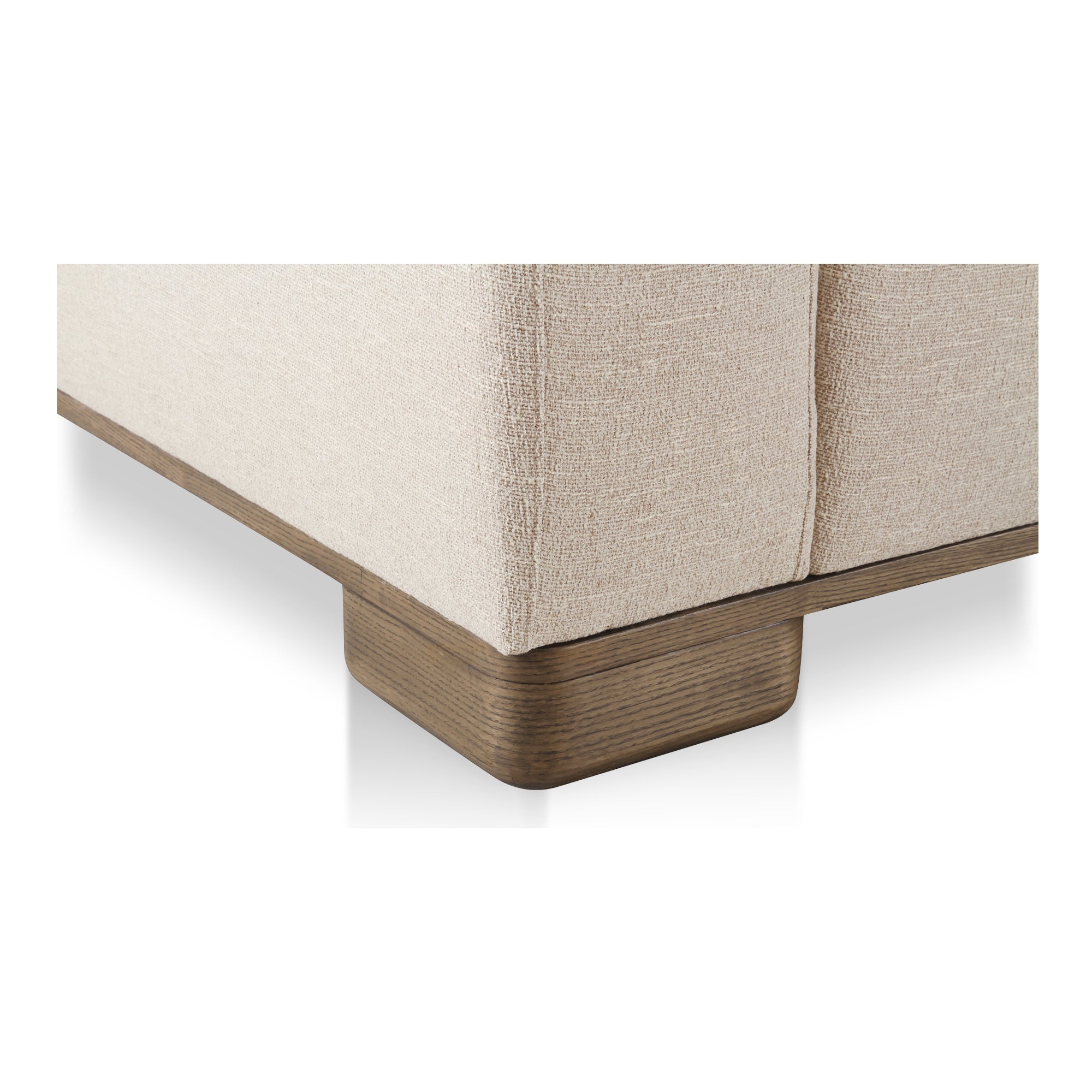 June Classic L-Shaped Modular Sectional Oatmeal - Moes Home