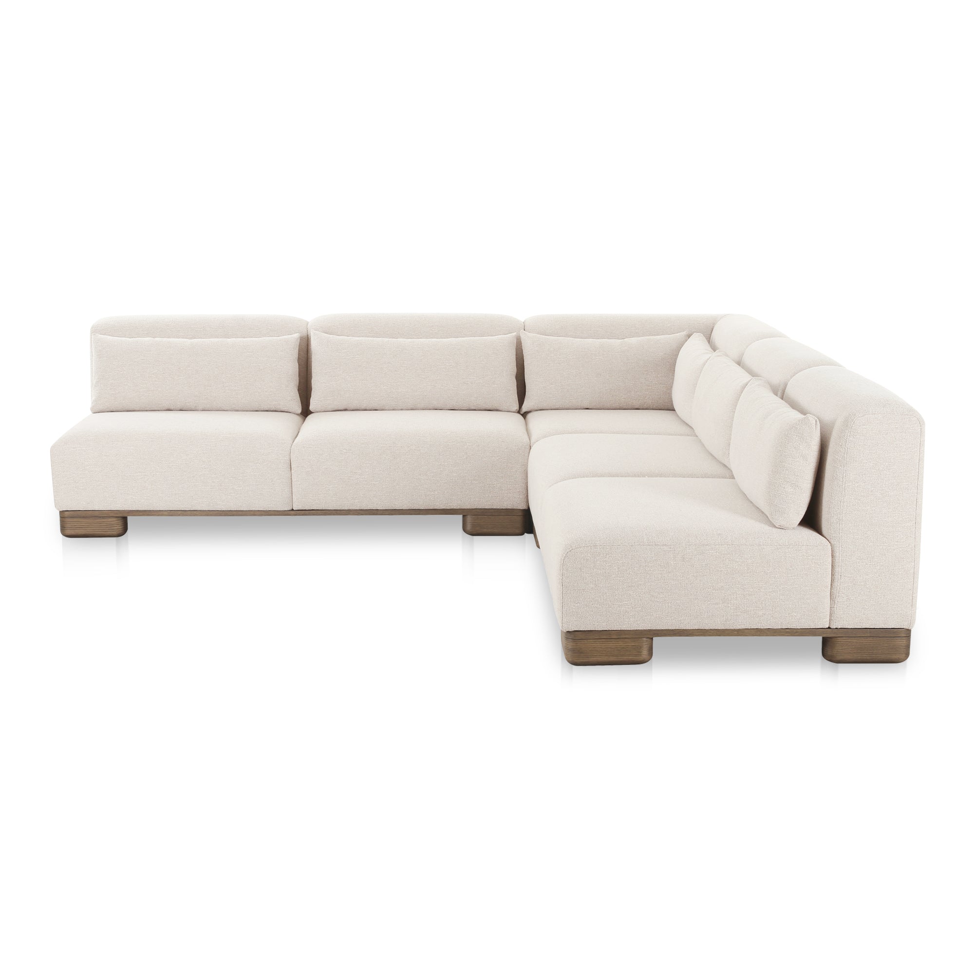 June Corner Modular Sectional Oatmeal - Moes Home