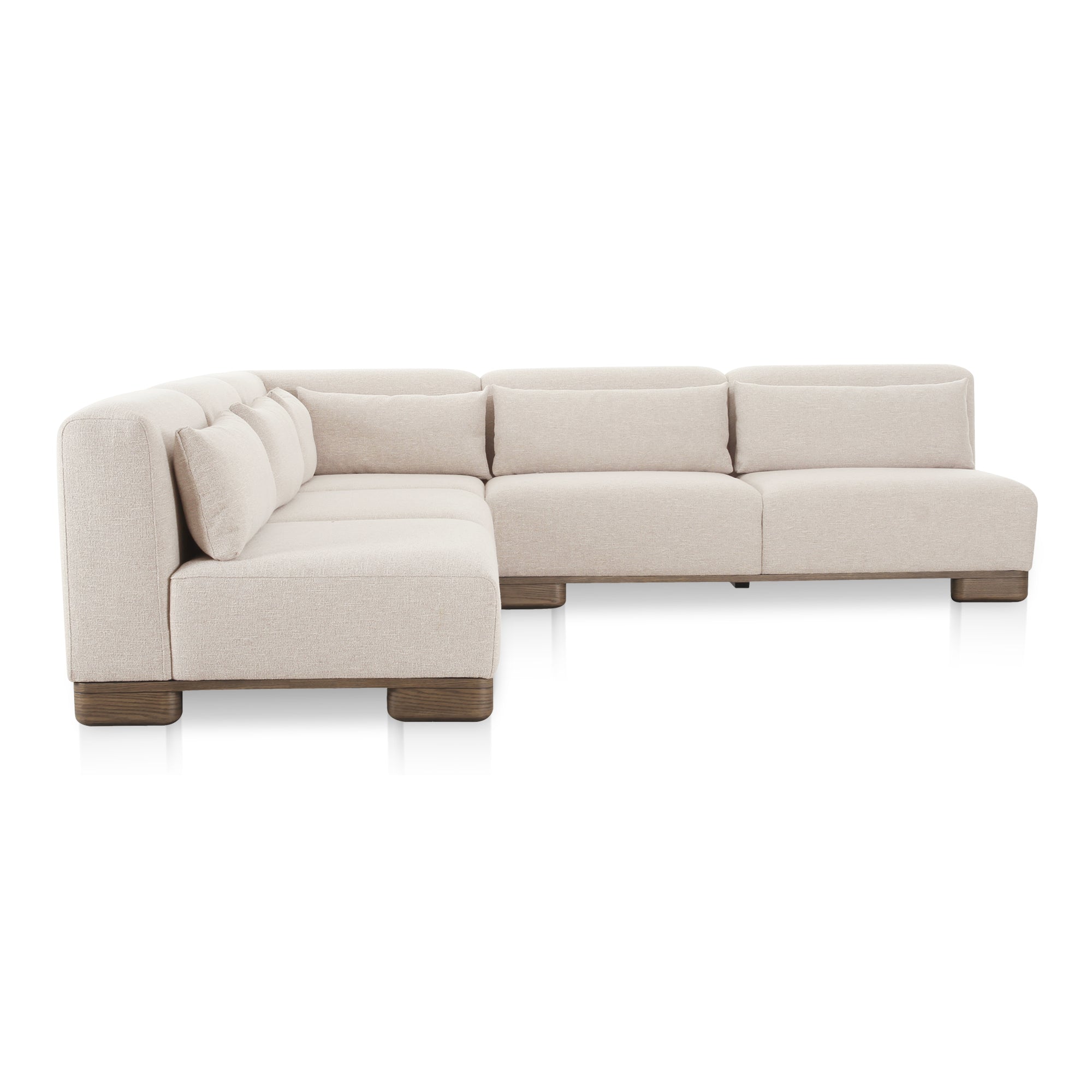 June Corner Modular Sectional Oatmeal - Moes Home
