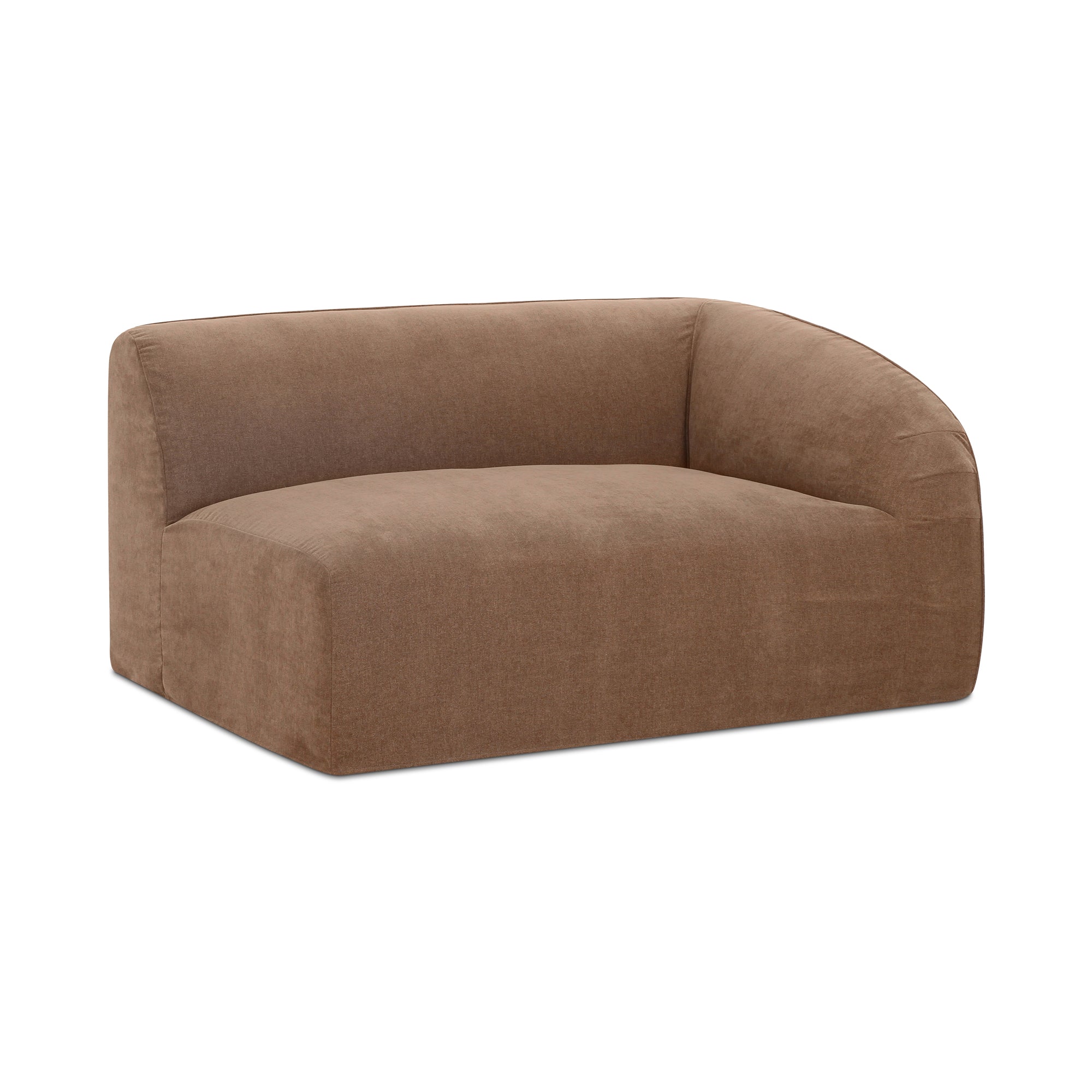 Isla Right Arm Facing Chair Mocha - Moes Home