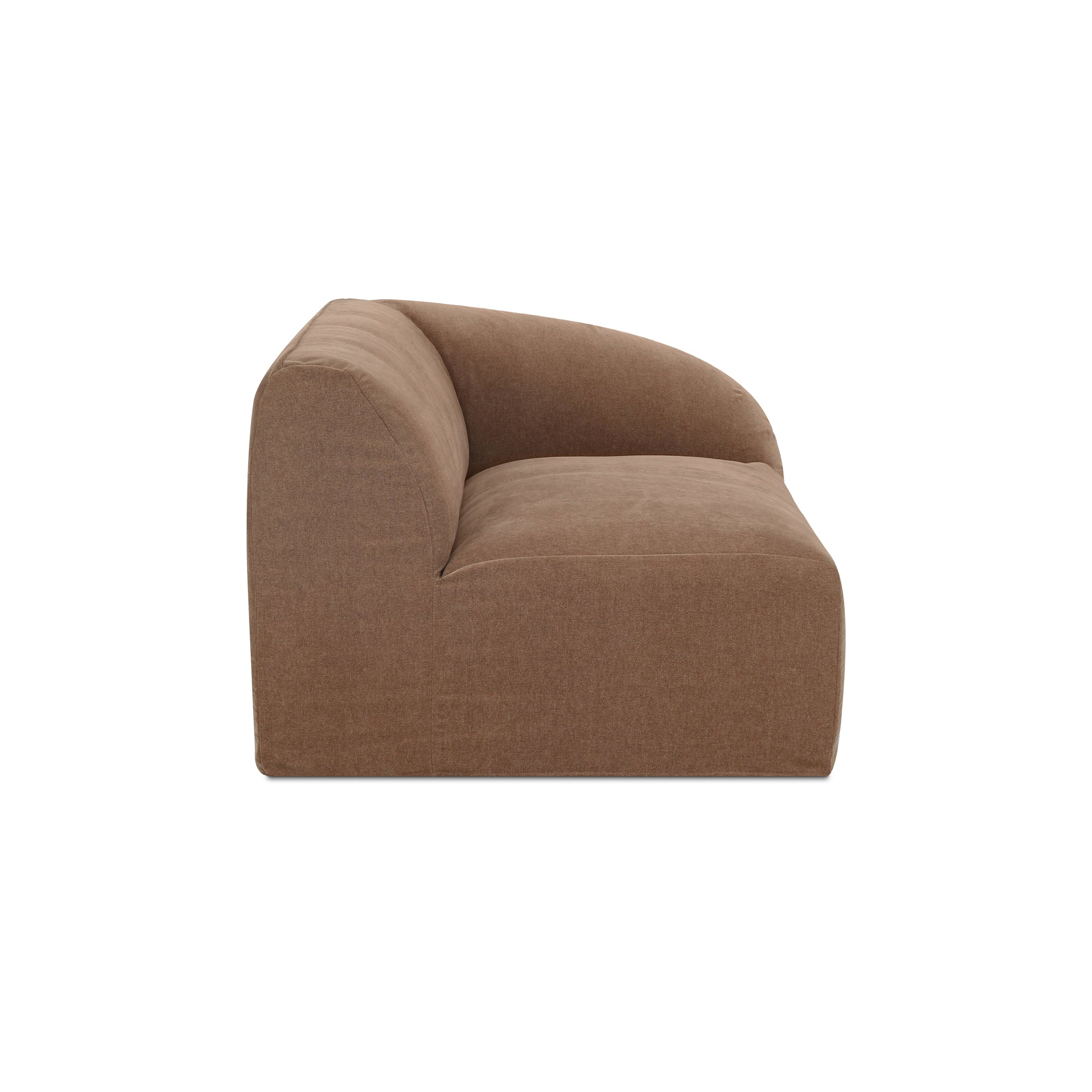 Isla Right Arm Facing Chair Mocha - Moes Home