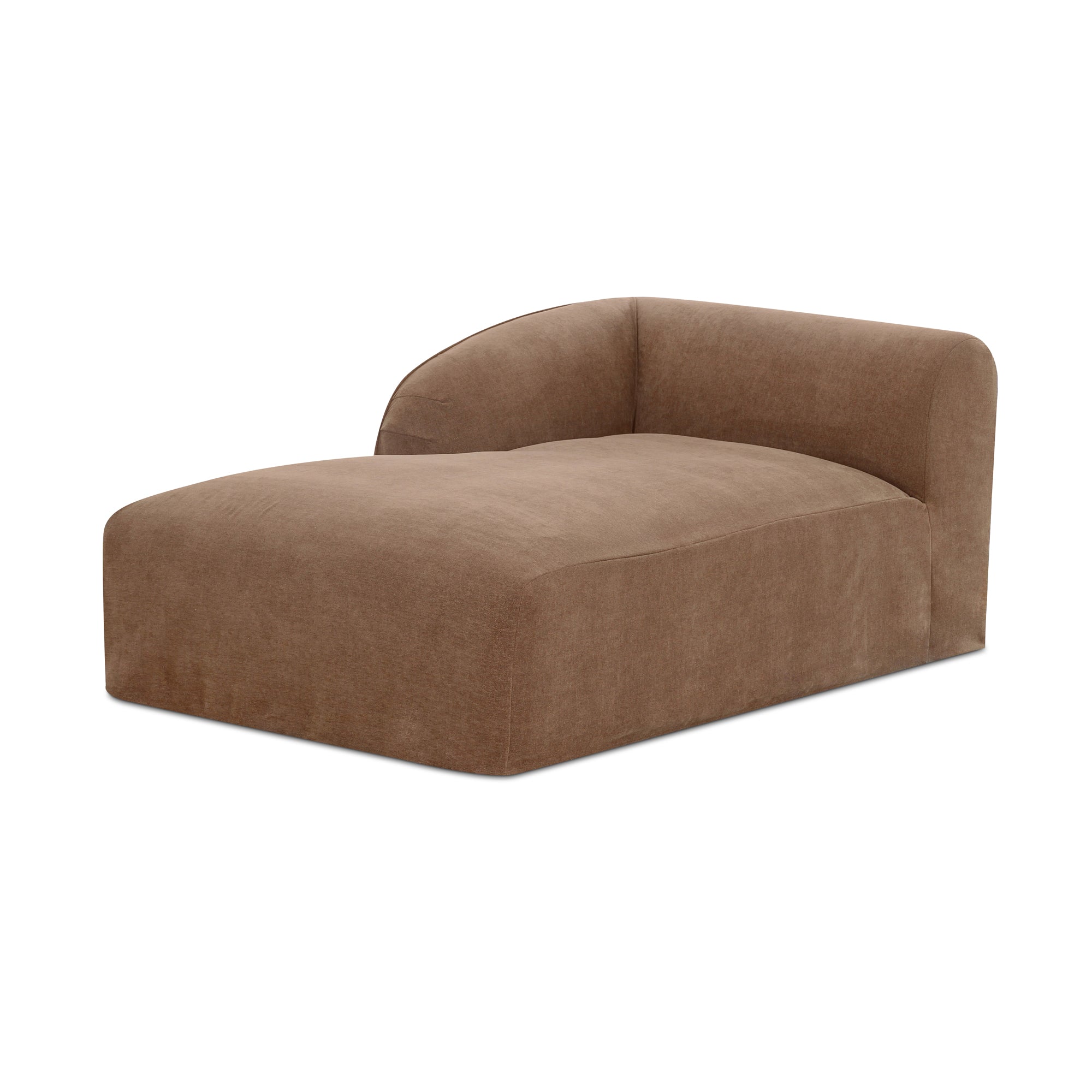Isla Left Arm Facing Chaise Mocha - Moes Home