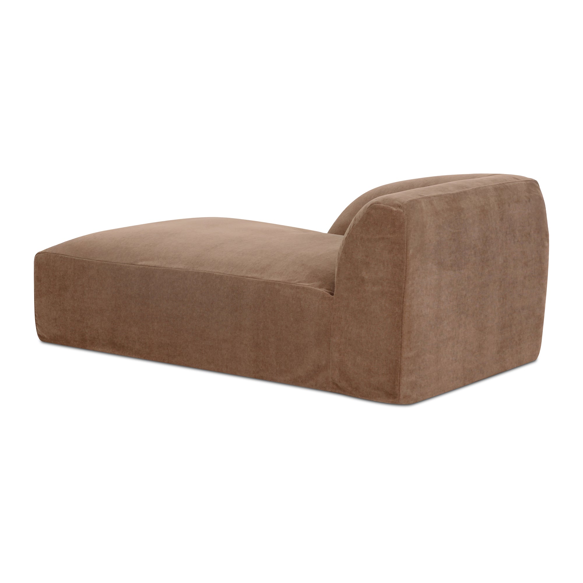 Isla Left Arm Facing Chaise Mocha - Moes Home