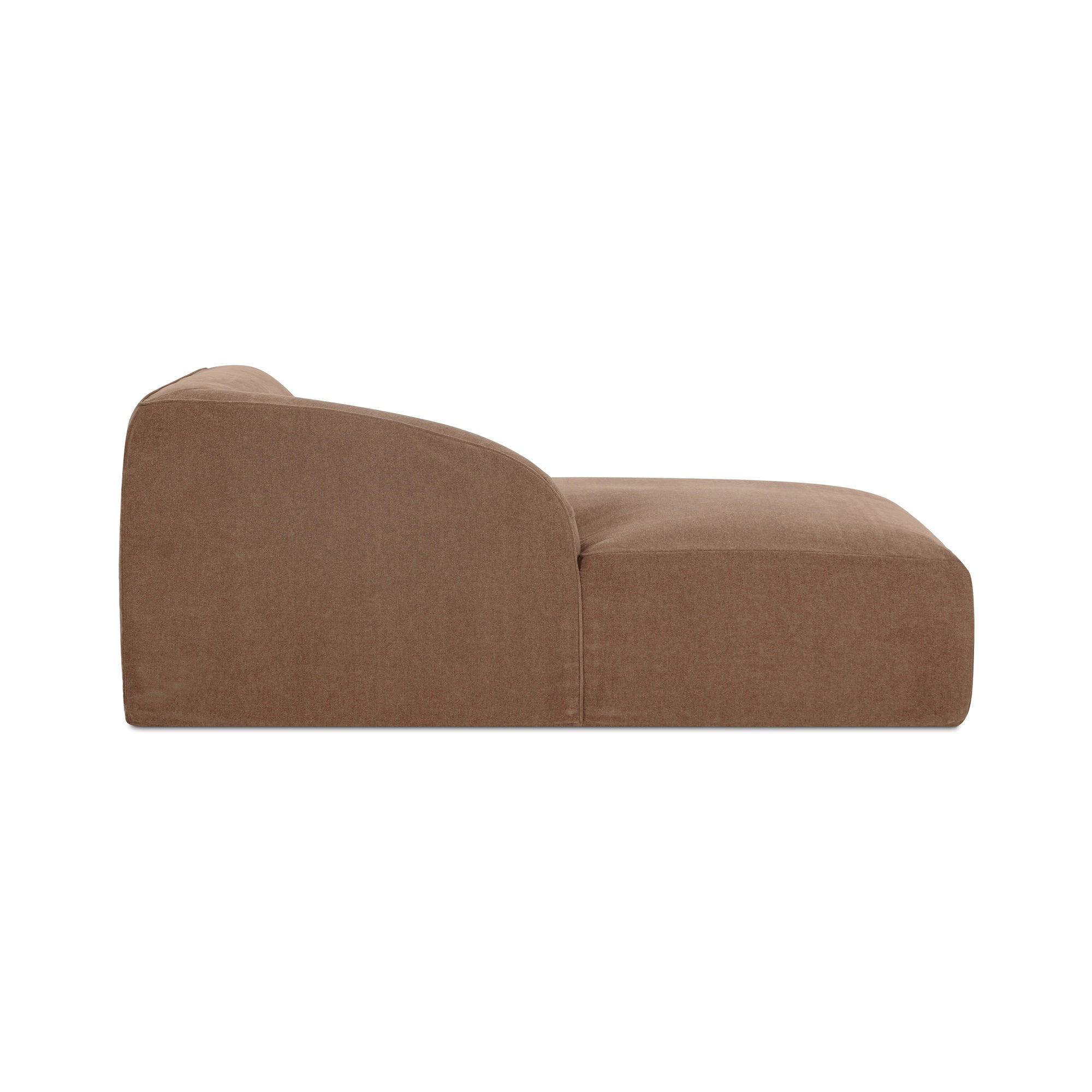 Isla Left Arm Facing Chaise Mocha - Moes Home