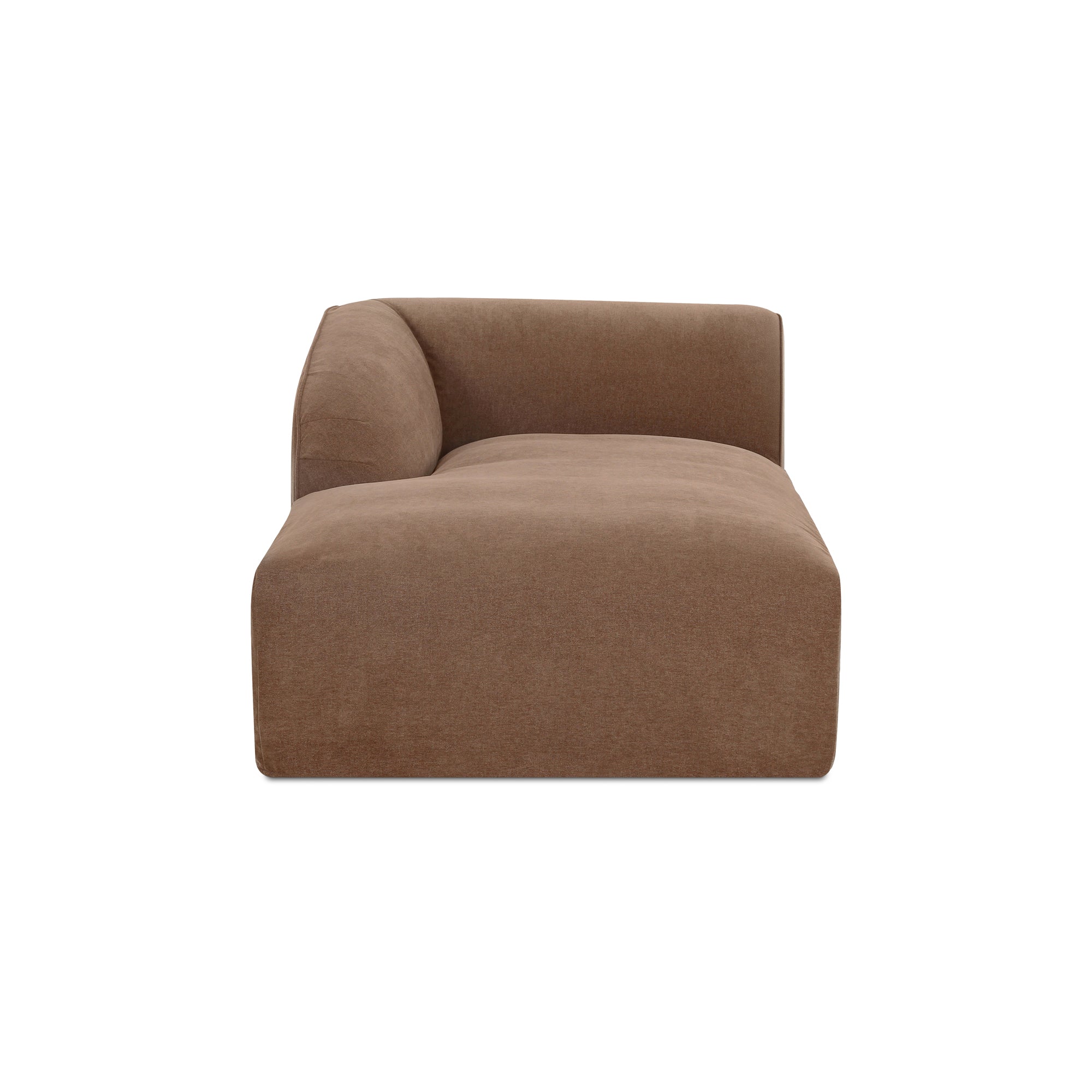 Isla Left Arm Facing Chaise Mocha - Moes Home