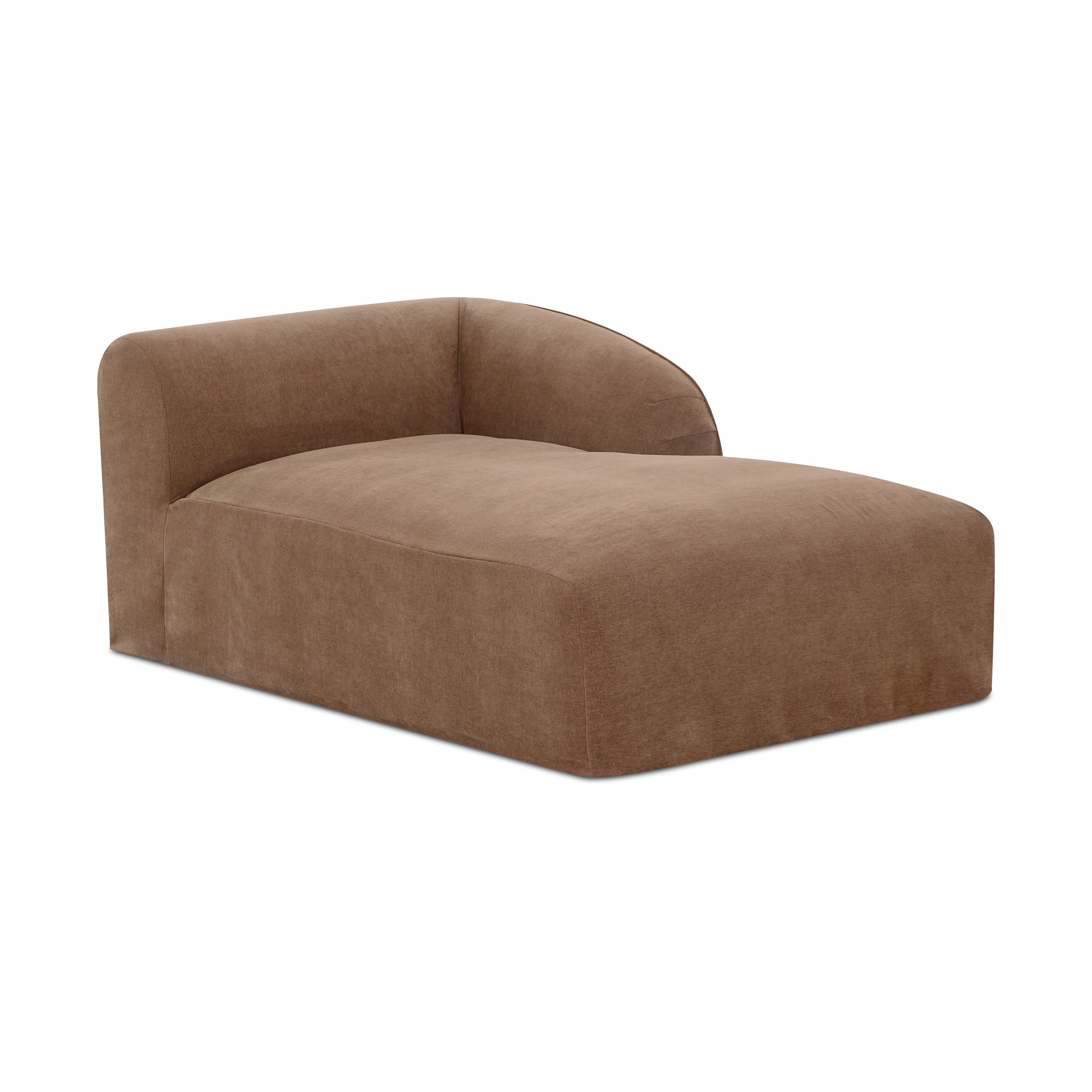 Isla Right Arm Facing Chaise Mocha - Moes Home