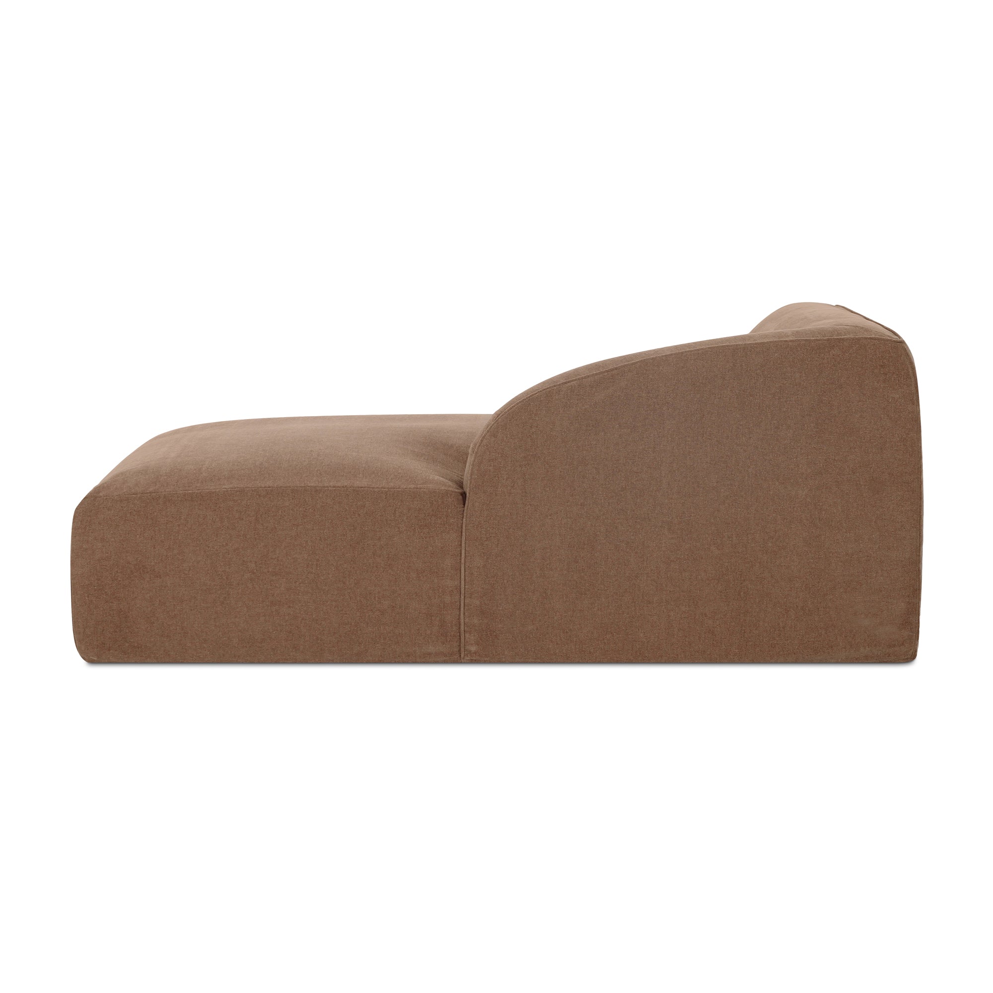 Isla Right Arm Facing Chaise Mocha - Moes Home