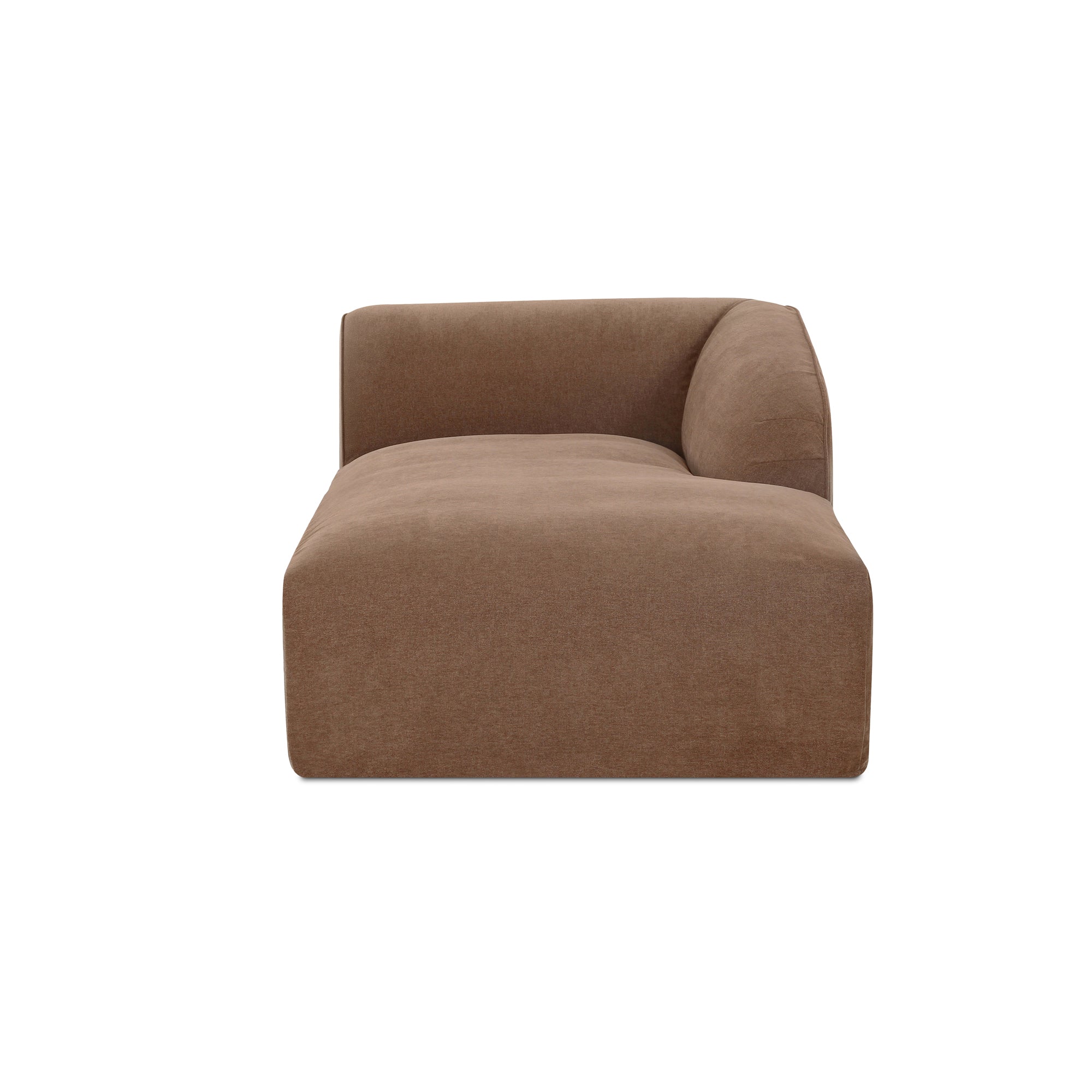 Isla Right Arm Facing Chaise Mocha - Moes Home