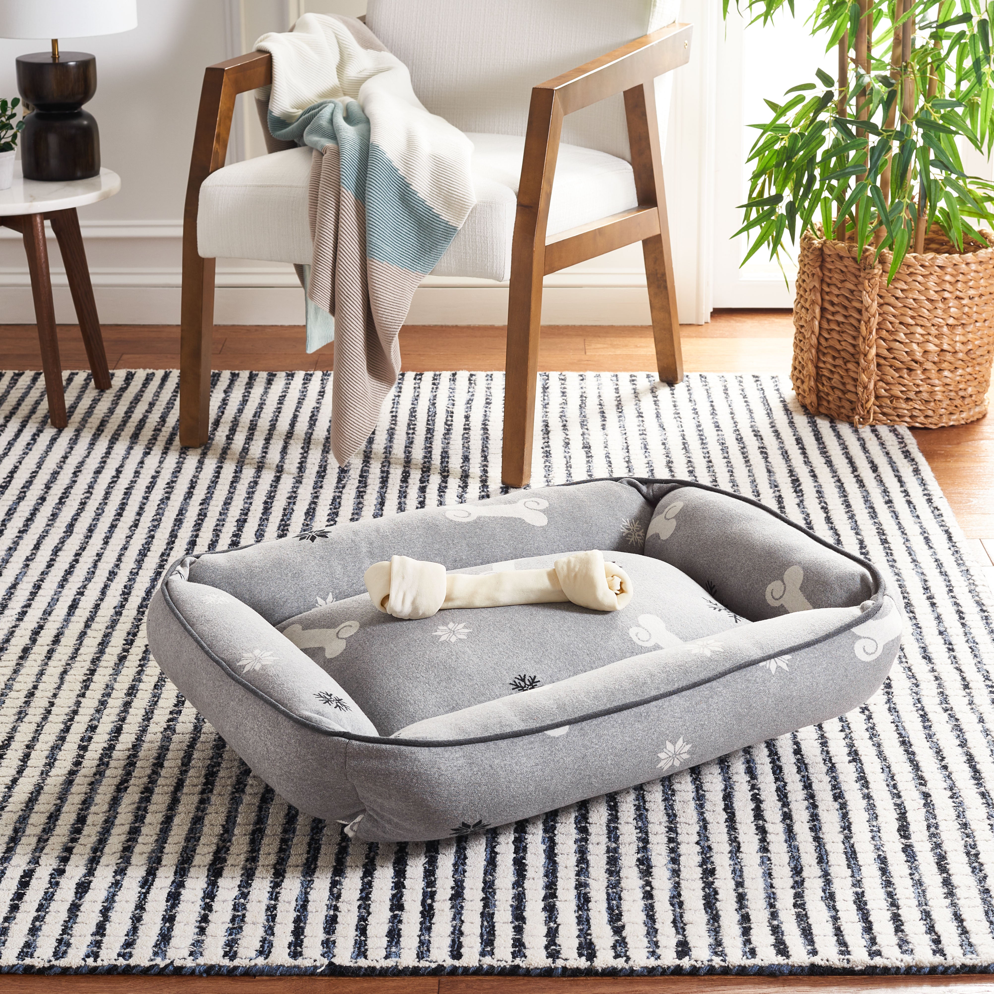 Snowflake Dog Bed