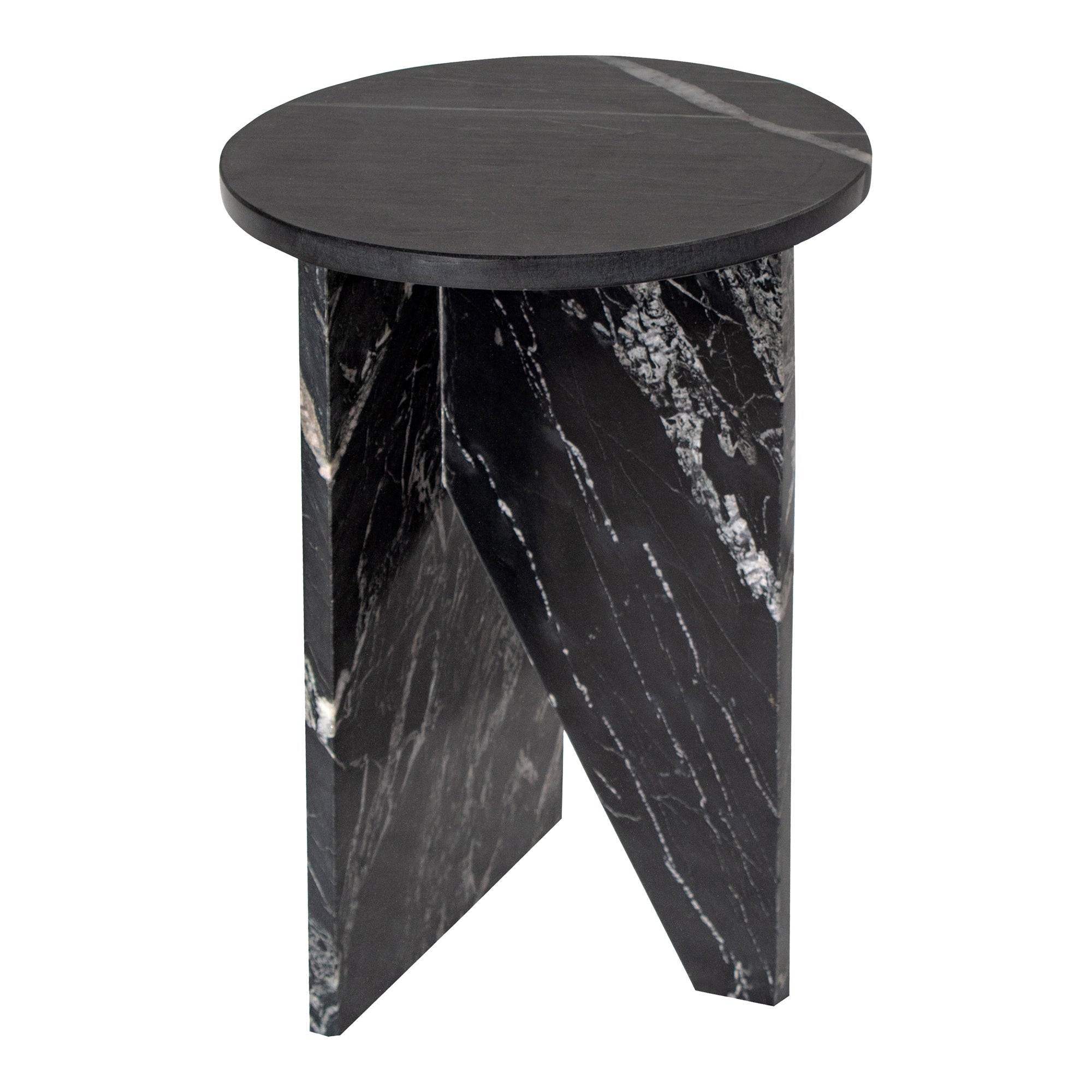 Grace Accent Table White Marble