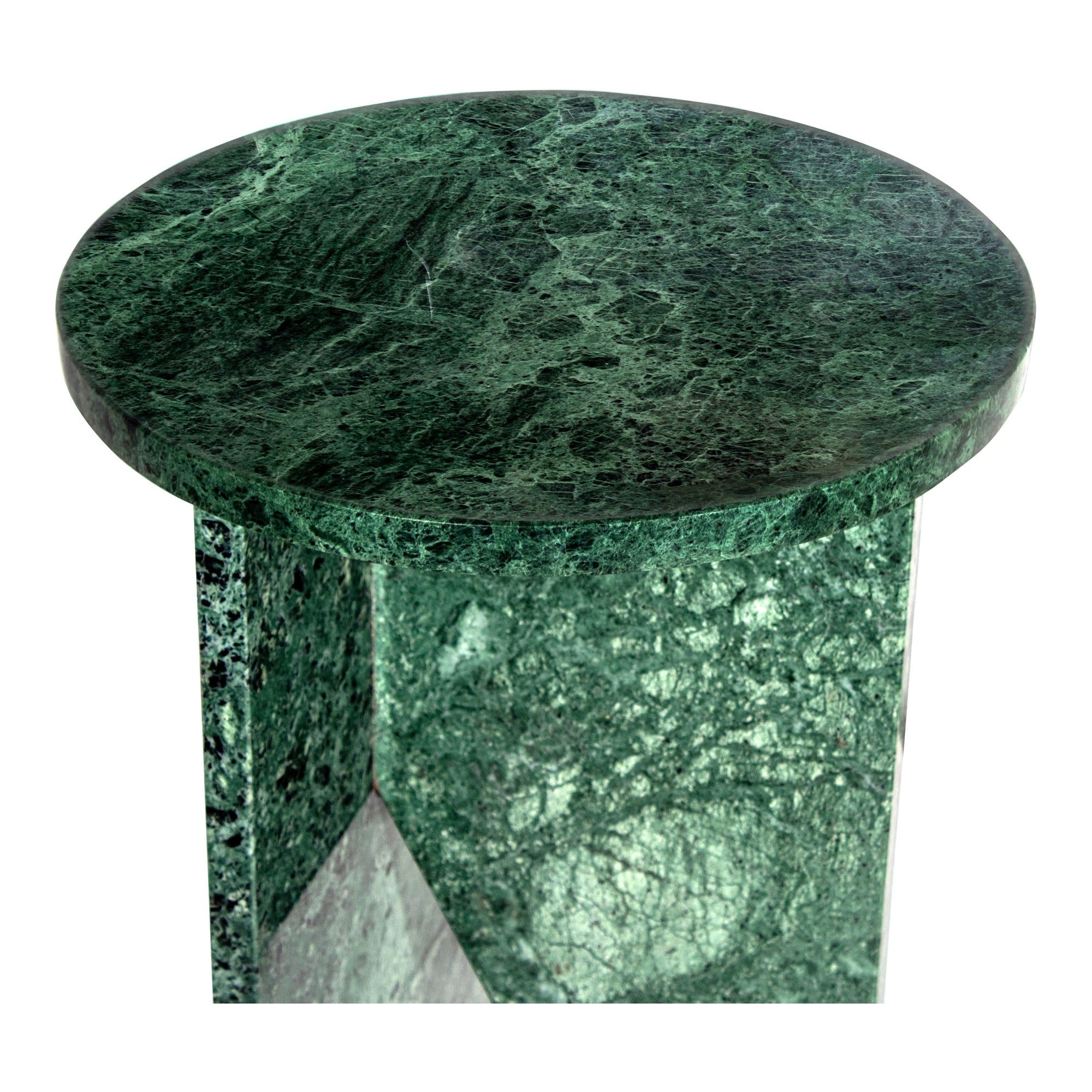 Grace Accent Table White Marble