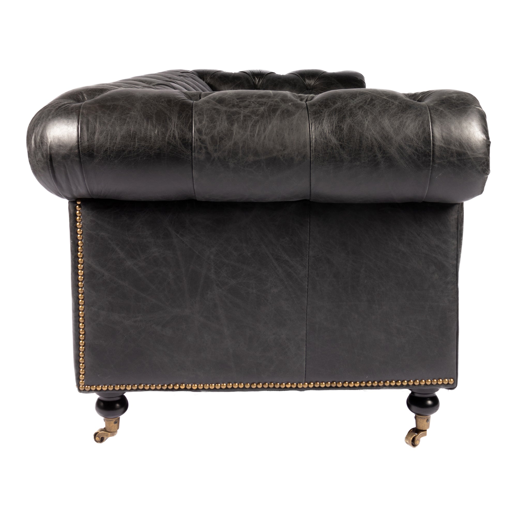 Birmingham Sofa Dark Brown Leather