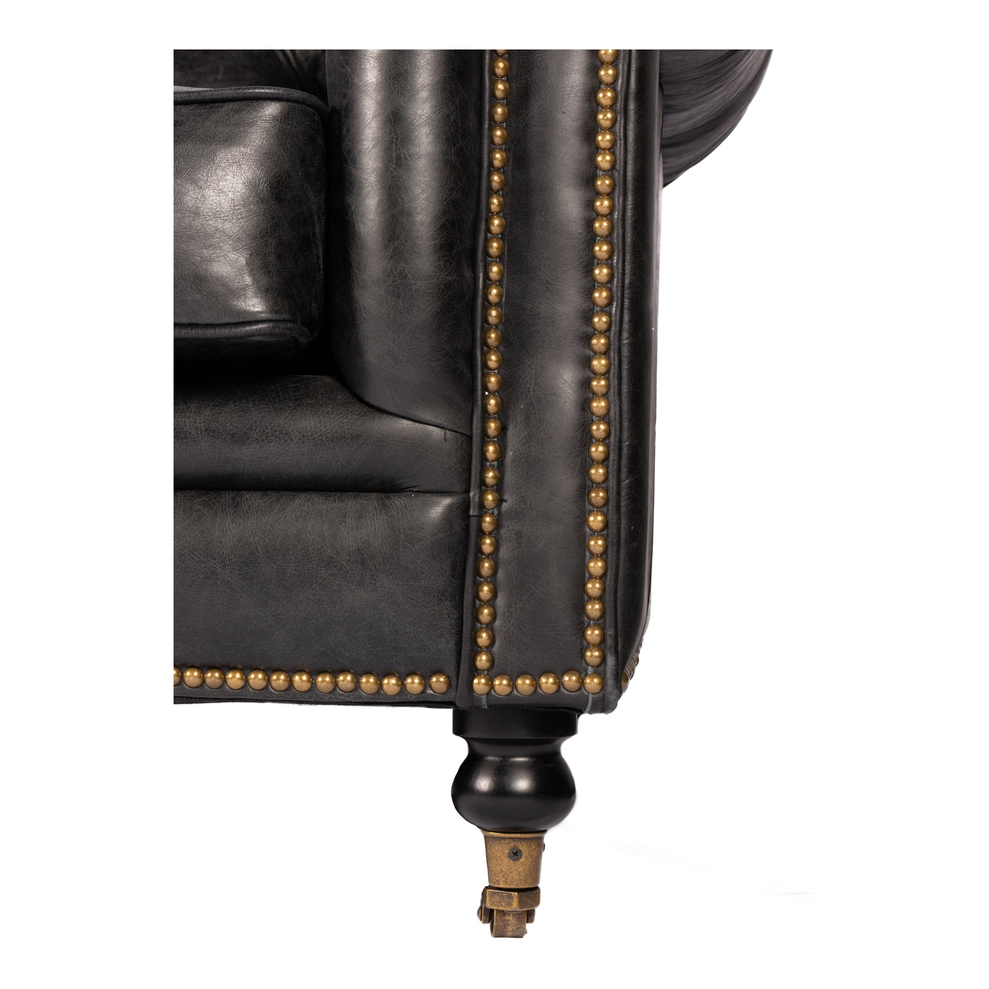 Birmingham Sofa Dark Brown Leather