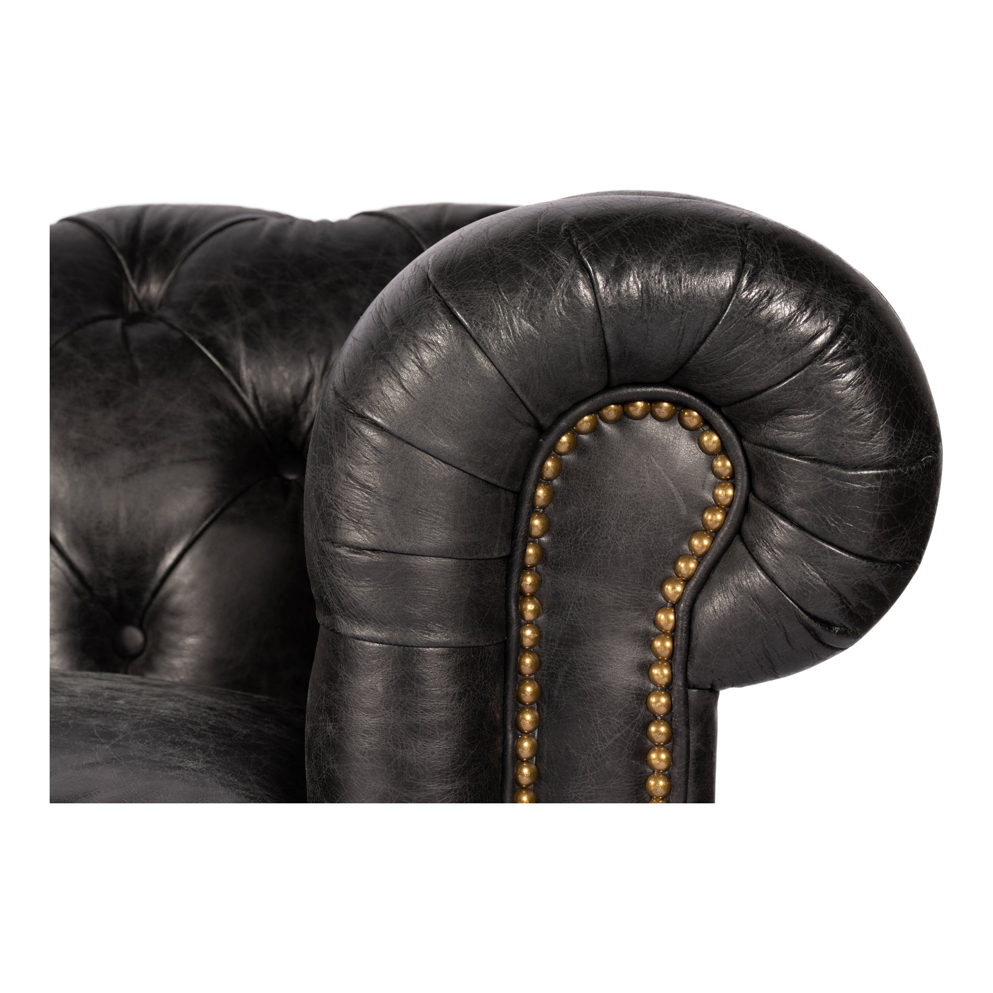 Birmingham Sofa Dark Brown Leather