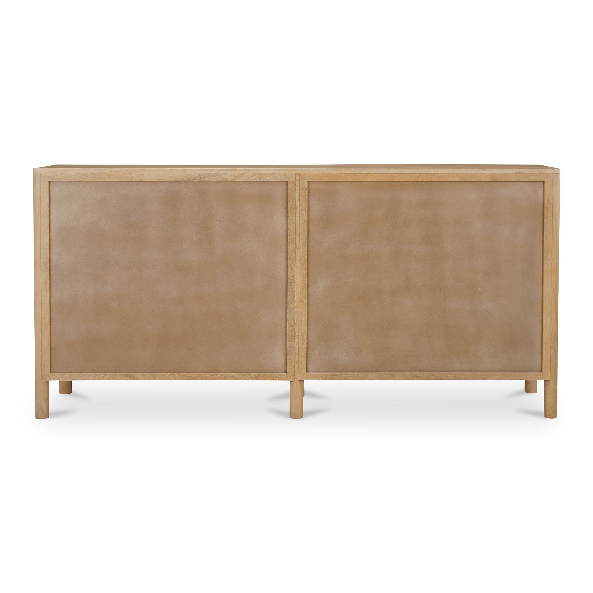 Fulton 4 Door Sideboard Natural - Moes Home