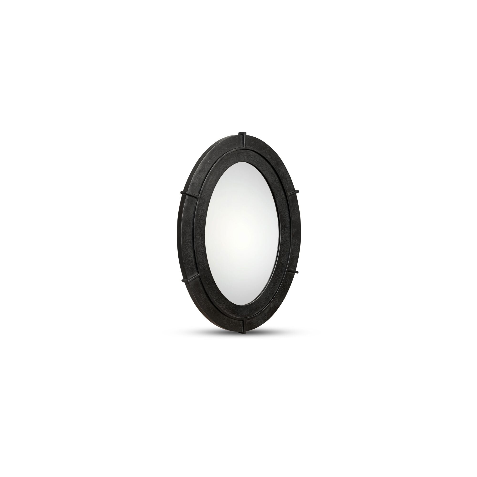 Antoni Mirror Black Small Black - Moes Home