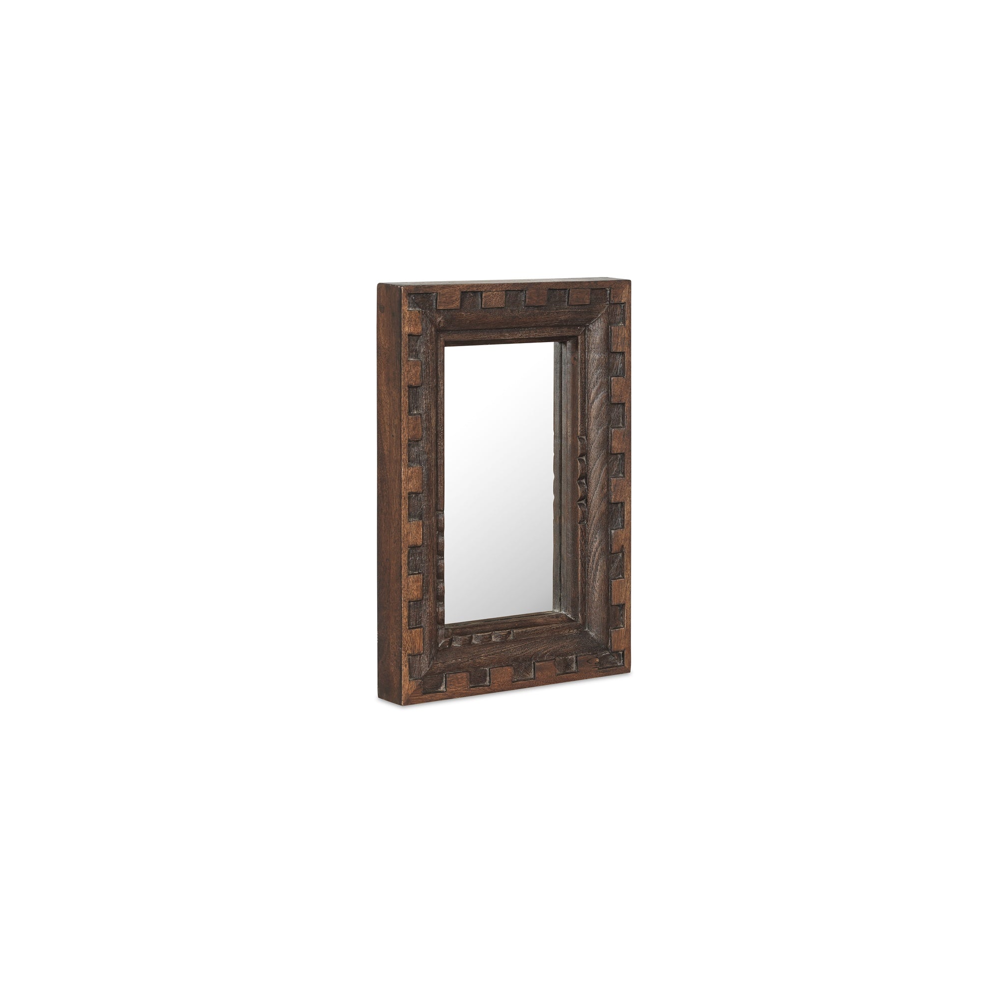 Holland Mirror Small Brown - Moes Home